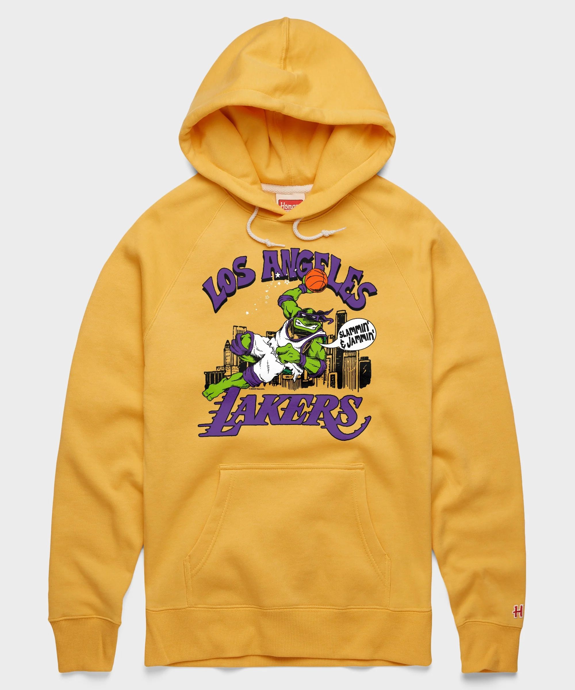 TMNT X LA Lakers Slammin' And Jammin' Hoodie