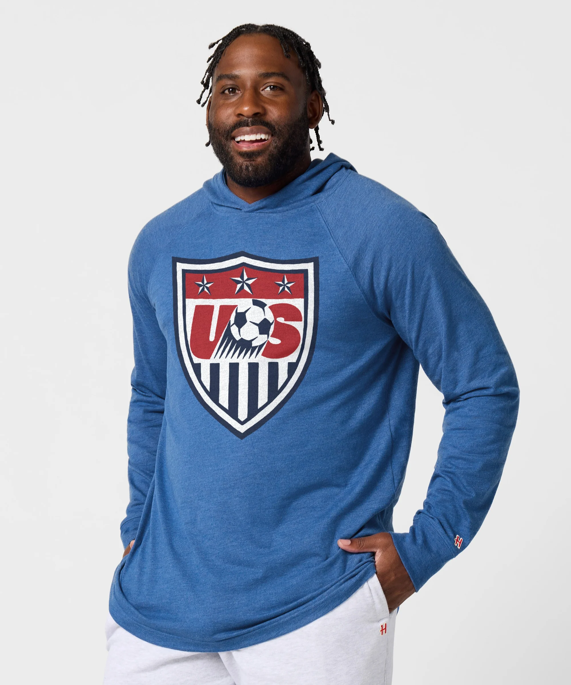 US Soccer 1995 Crest Lightweight Hoodie - Image 3