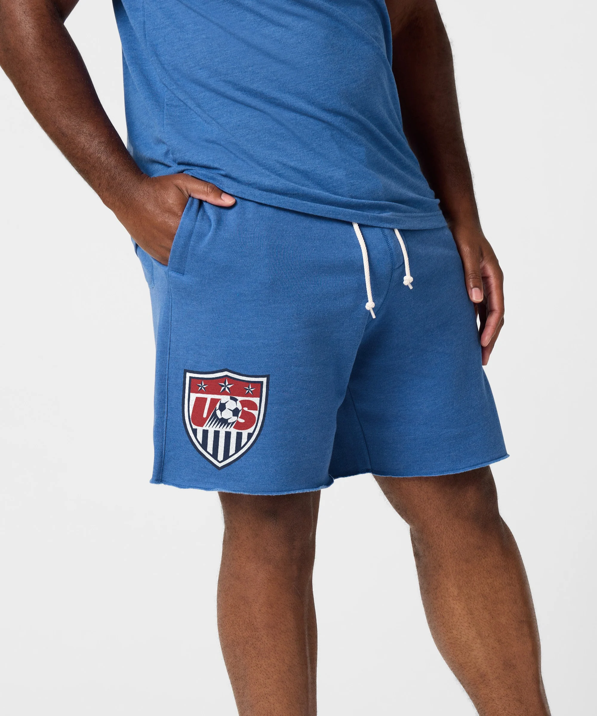 US Soccer 1995 Crest Sweat Shorts - Image 3