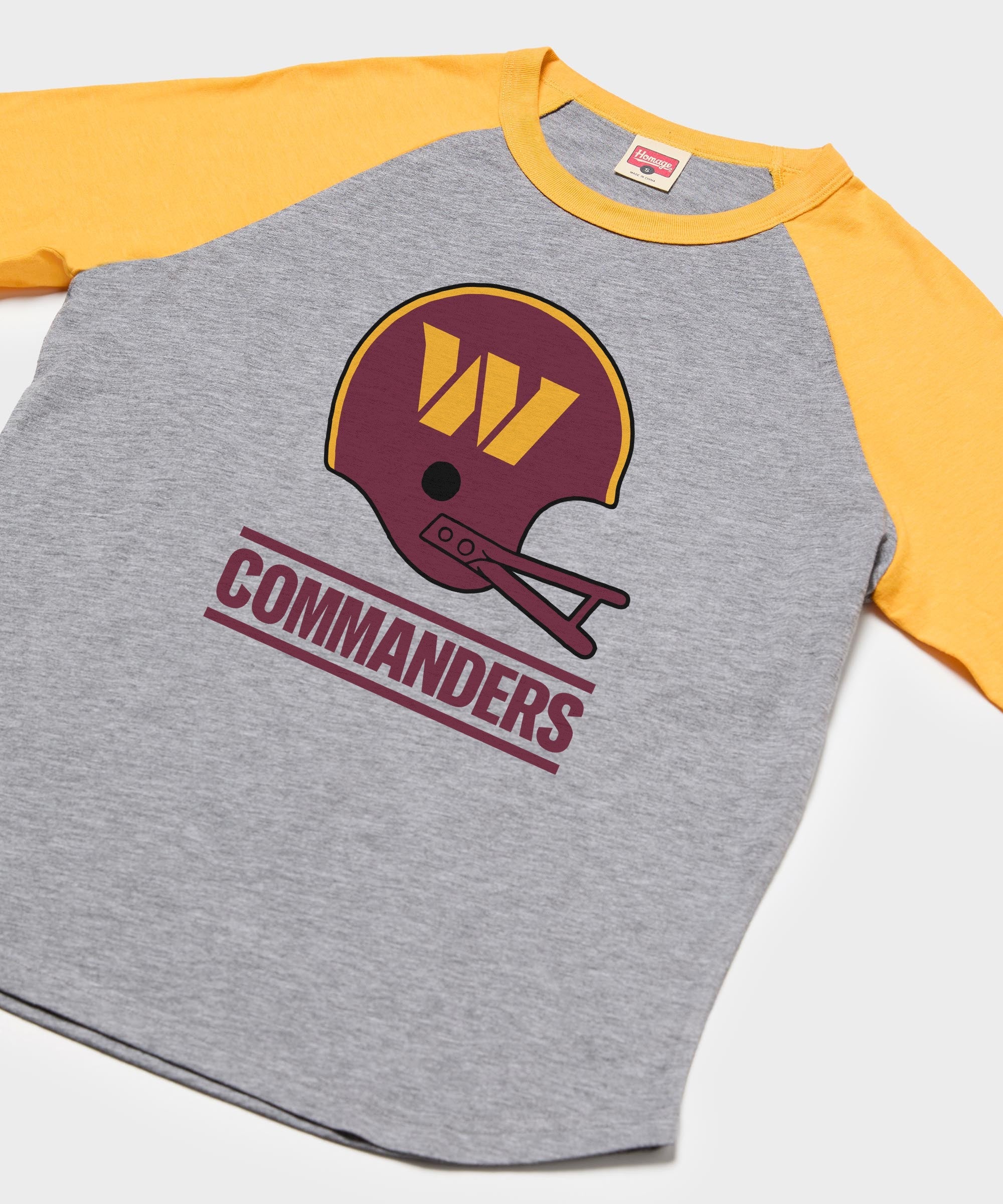 Washington Commanders Big Helmet Raglan - Image 2