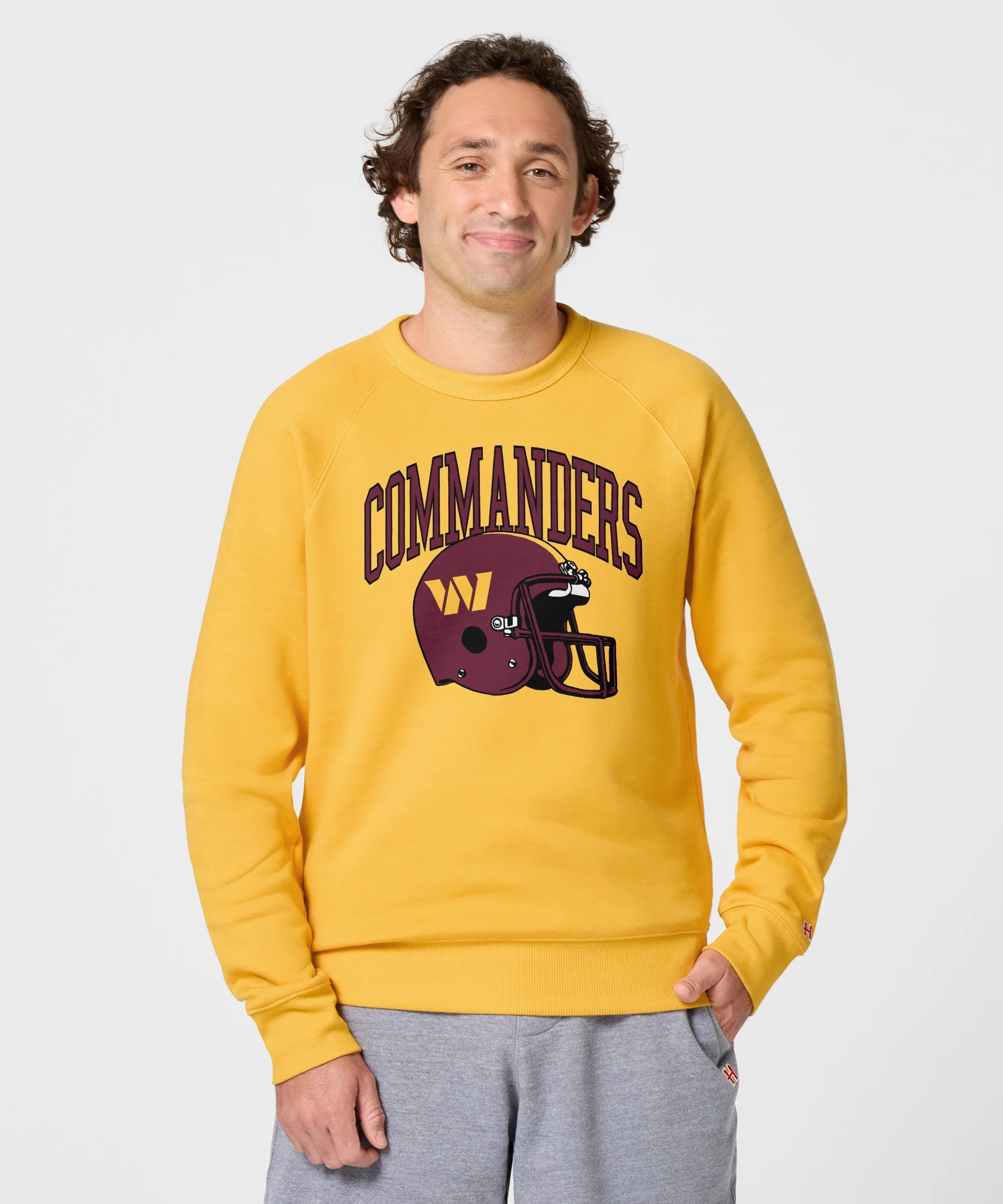 Washington Commanders Helmet Crewneck - Image 3