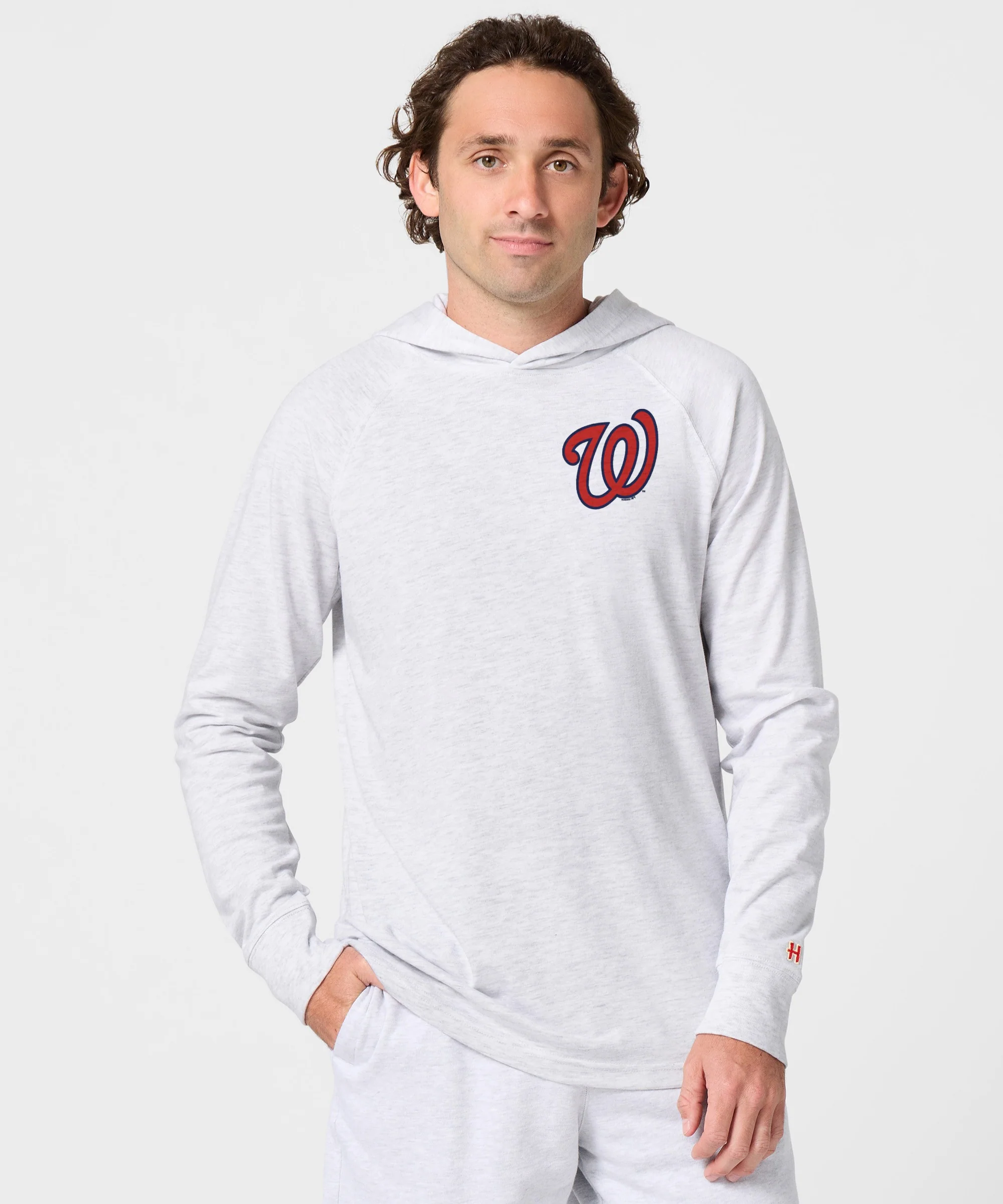 Washington Nationals Jersey Logo '11 Lightweight Hoodie - Image 3