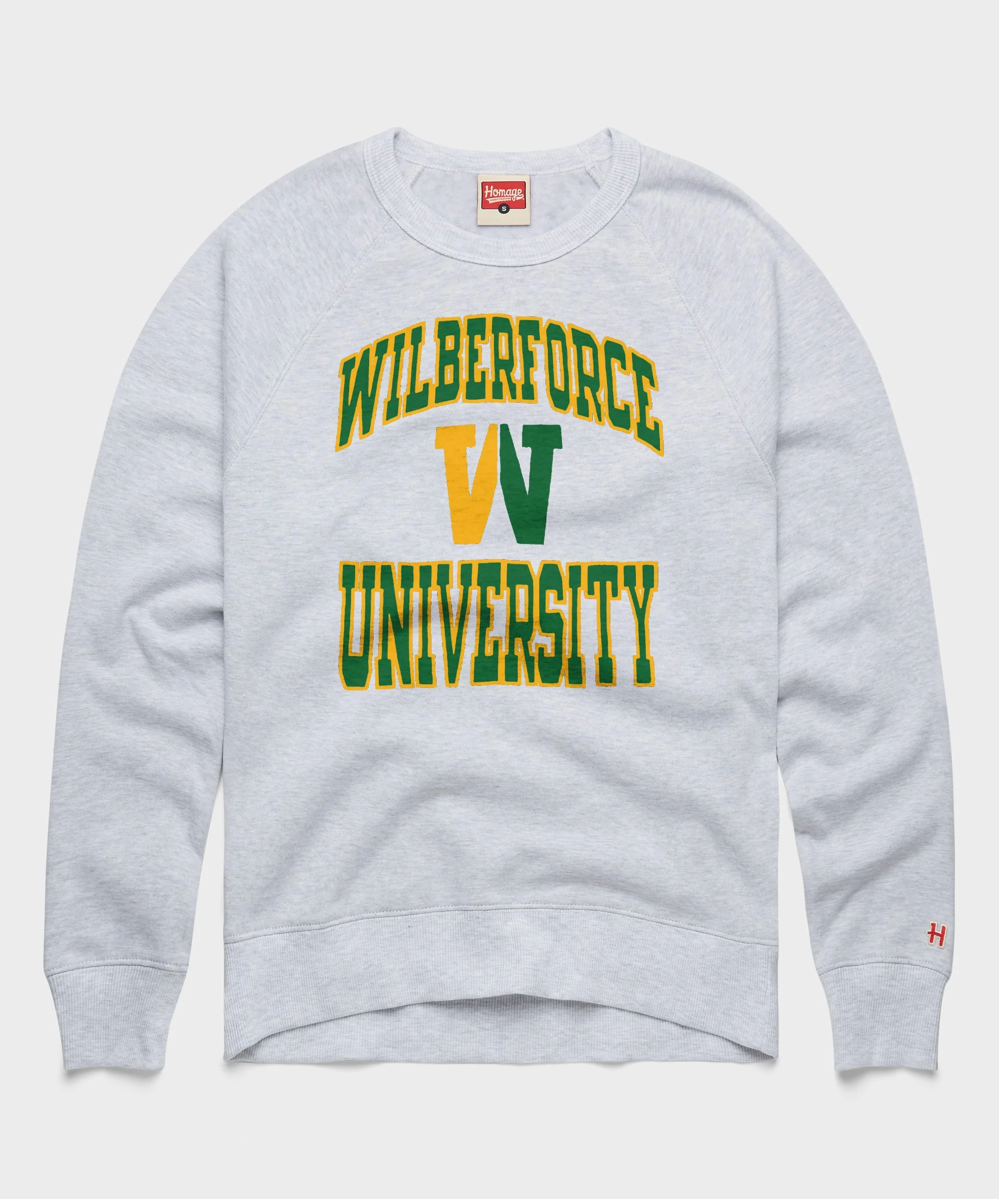 Wilberforce University Block W Crewneck