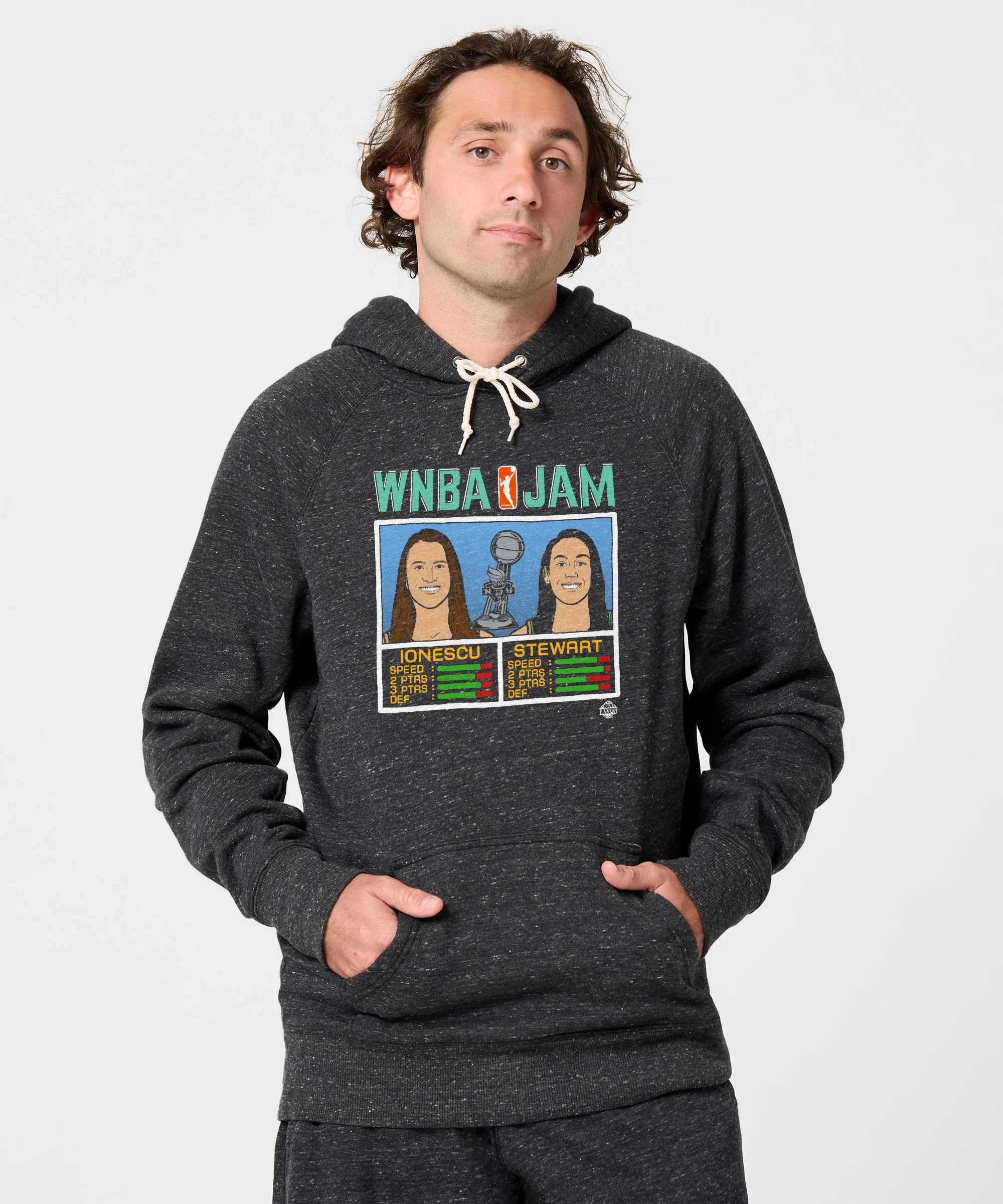WNBA Jam Liberty 2024 Champs Ionescu And Stewart Hoodie - Image 3