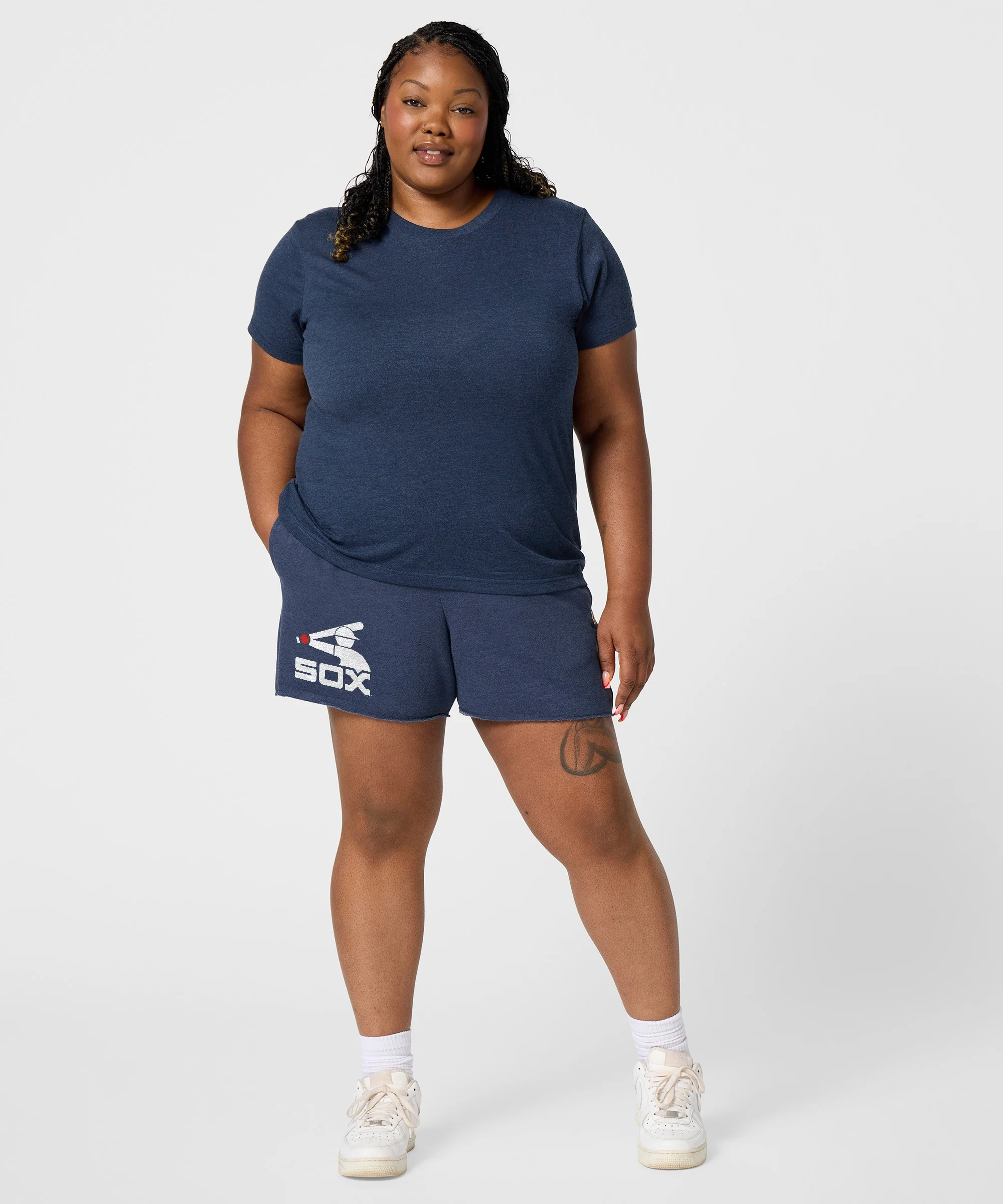 Women's Chicago White Sox '76 Sweat Shorts - Image 5