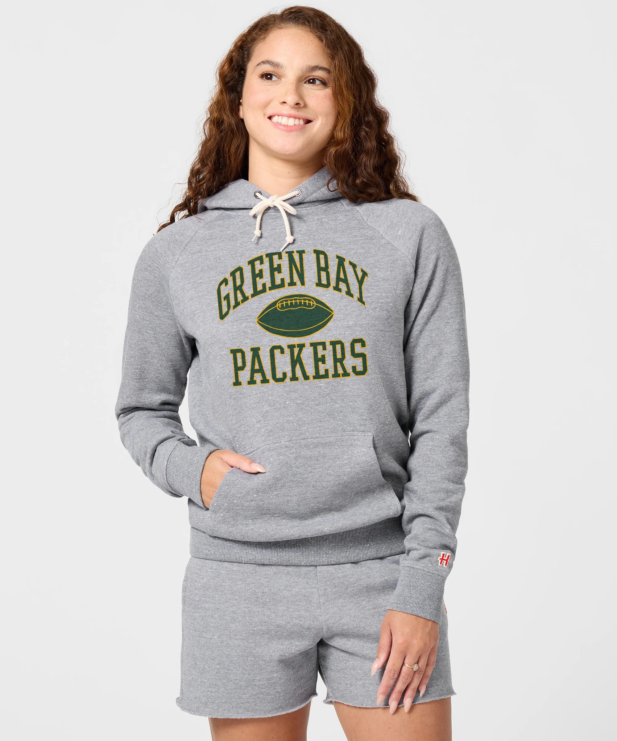 Women's Green Bay Packers Gridiron Hoodie - Image 3