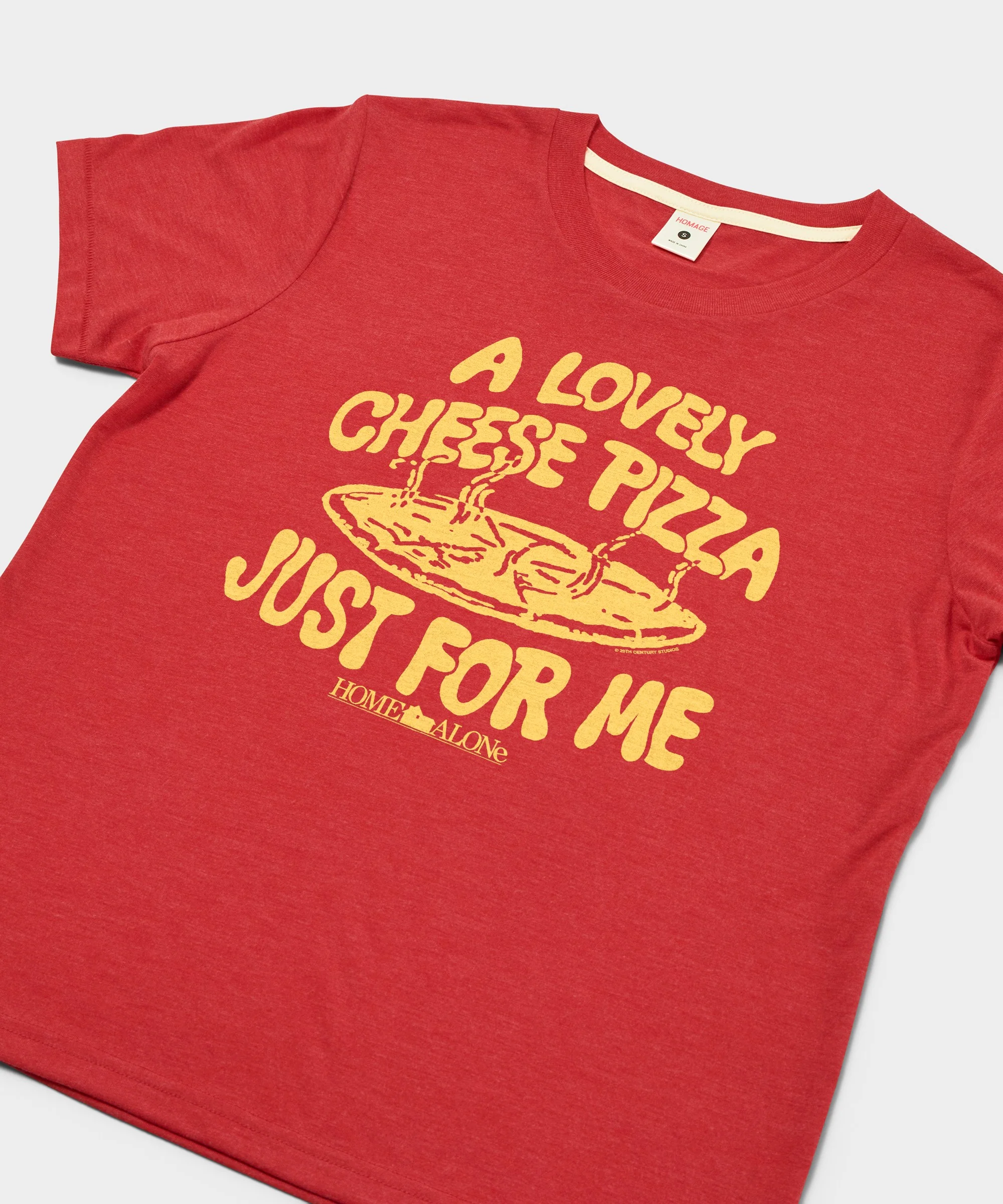 Women's Home Alone Cheese Pizza Just For Me - Image 2
