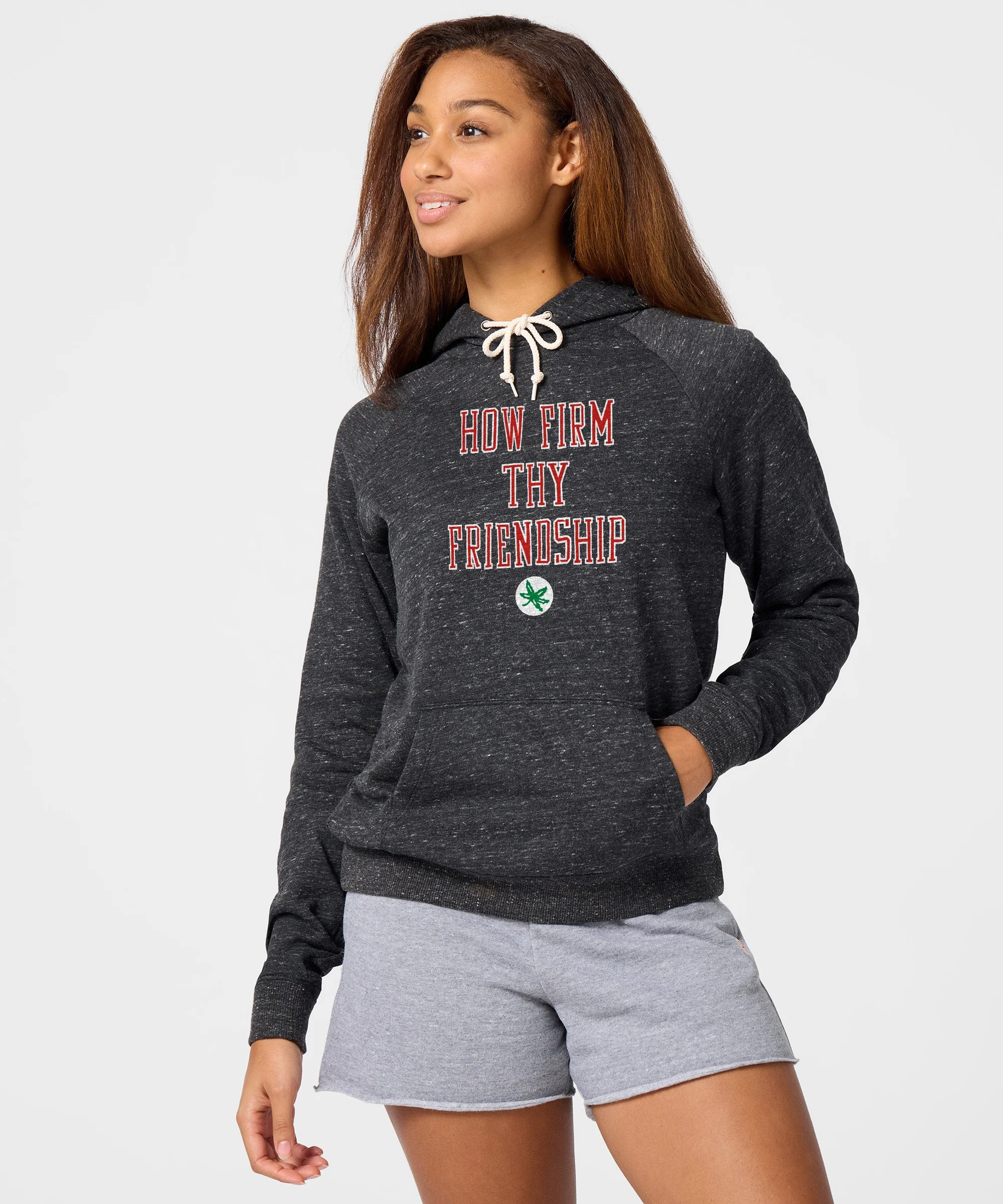 Women's How Firm Buckeye Leaf Hoodie - Image 3