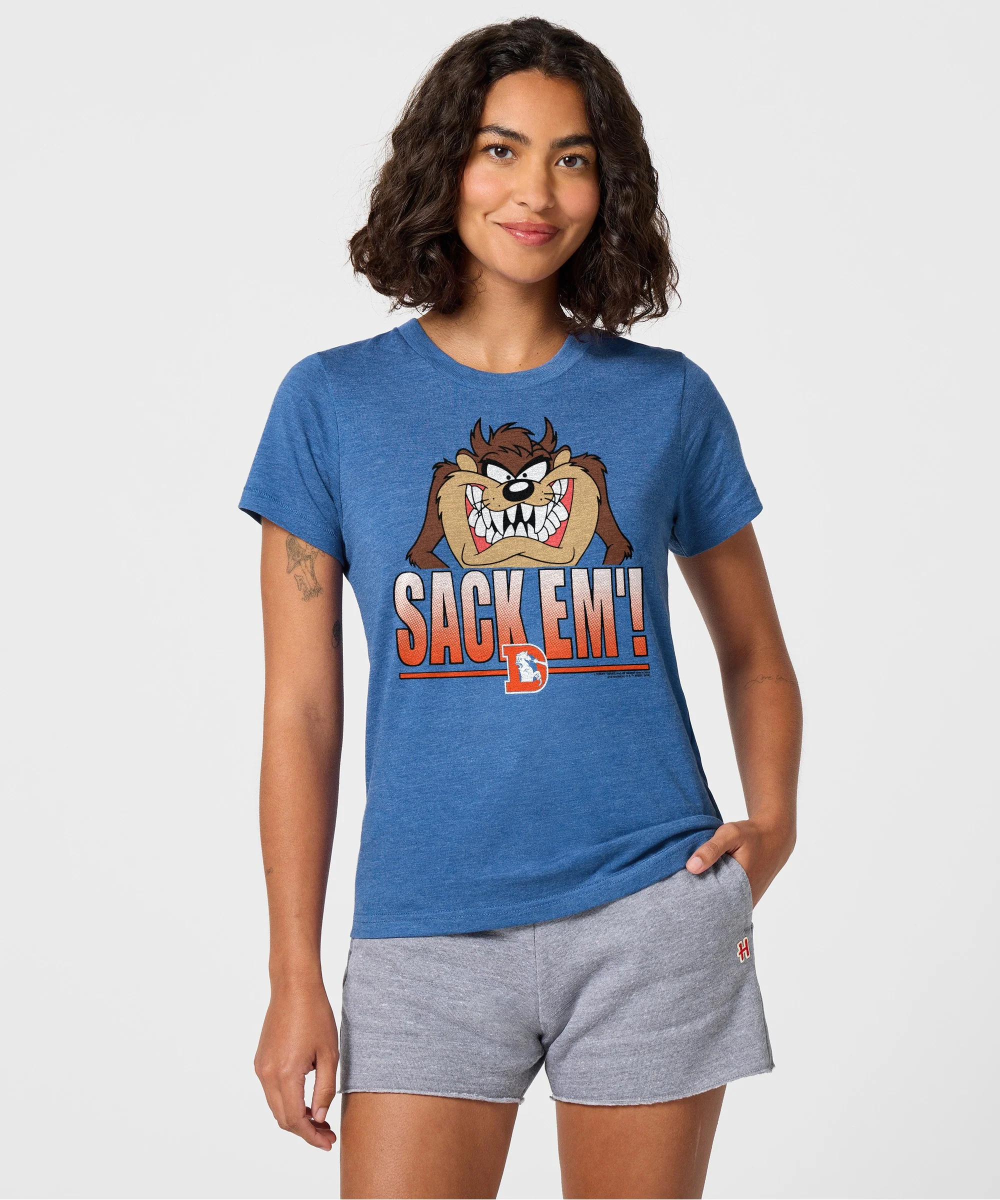 Women's Looney Tunes Taz Sack Em' x Denver Broncos - Image 3