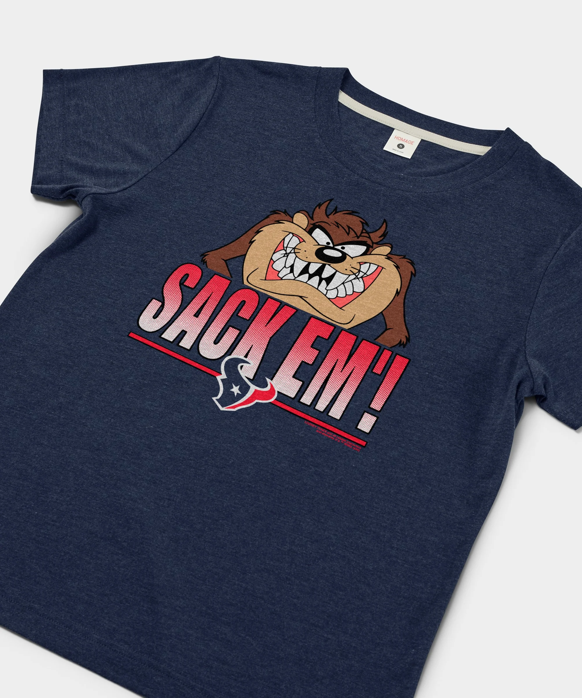 Women's Looney Tunes Taz Sack Em' x Houston Texans - Image 2