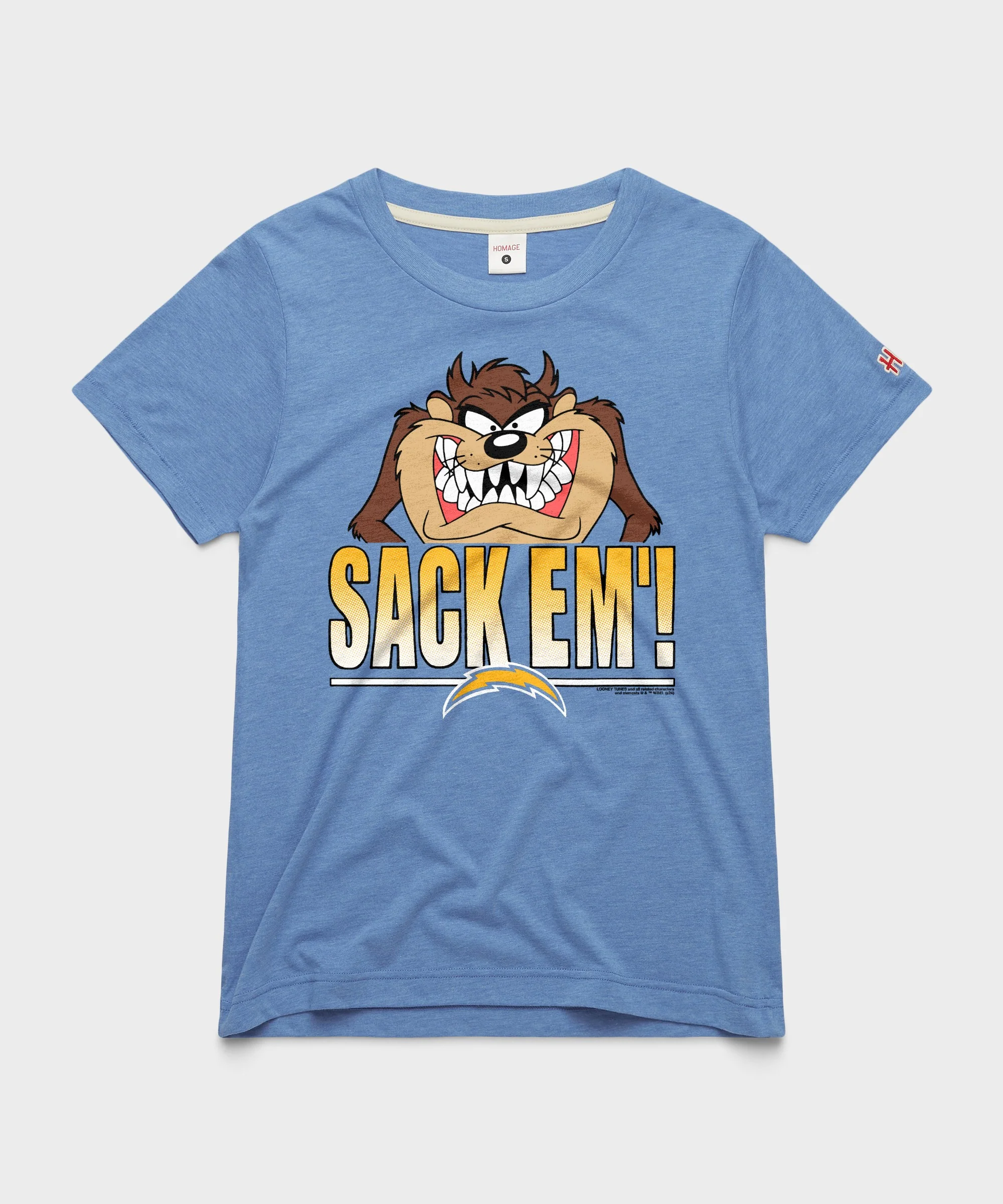 Women's Looney Tunes Taz Sack Em' x Los Angeles Chargers