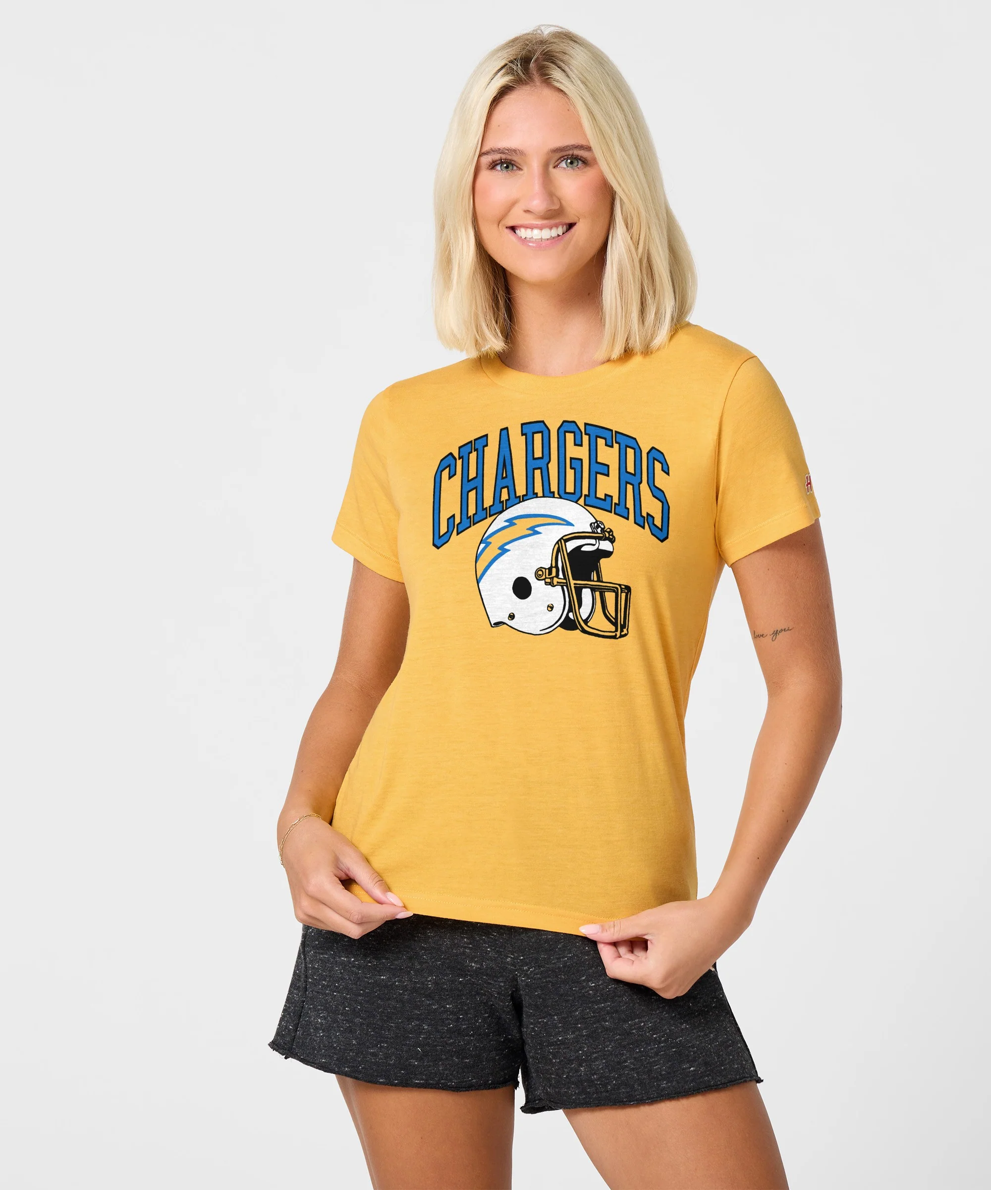 Women's Los Angeles Chargers Helmet Retro - Image 3