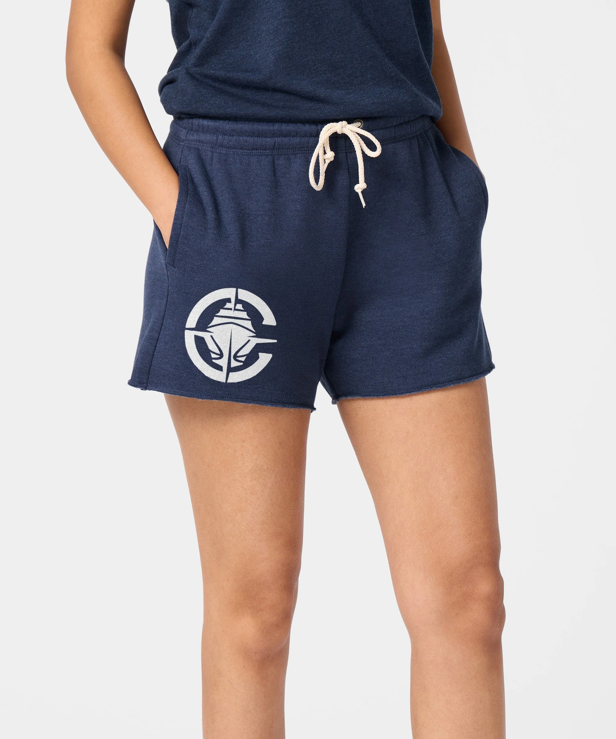 Women's Los Angeles Clippers Logo Sweat Shorts - Image 3