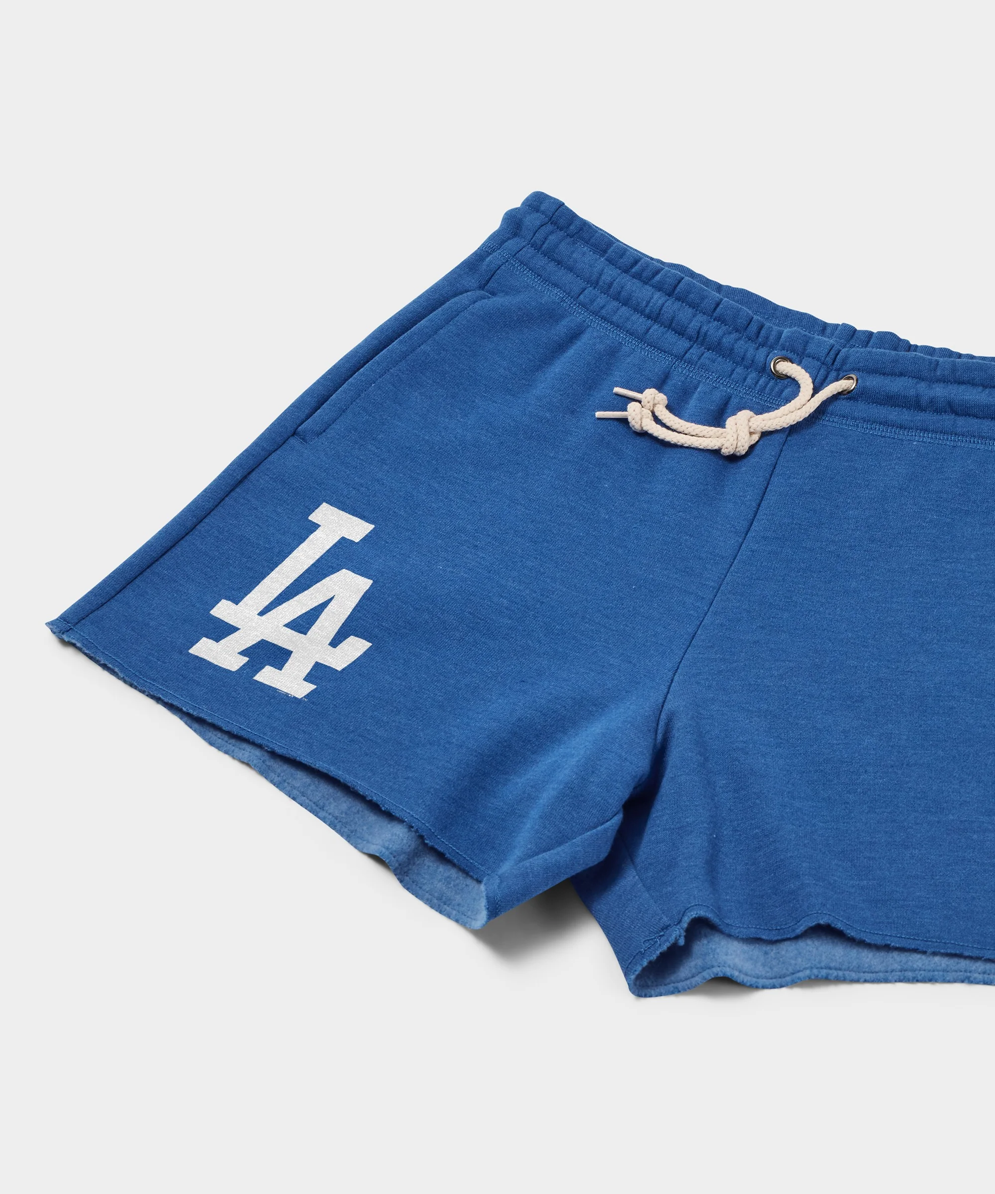 Women's Los Angeles Dodgers Cap Logo '12 Sweat Shorts - Image 2