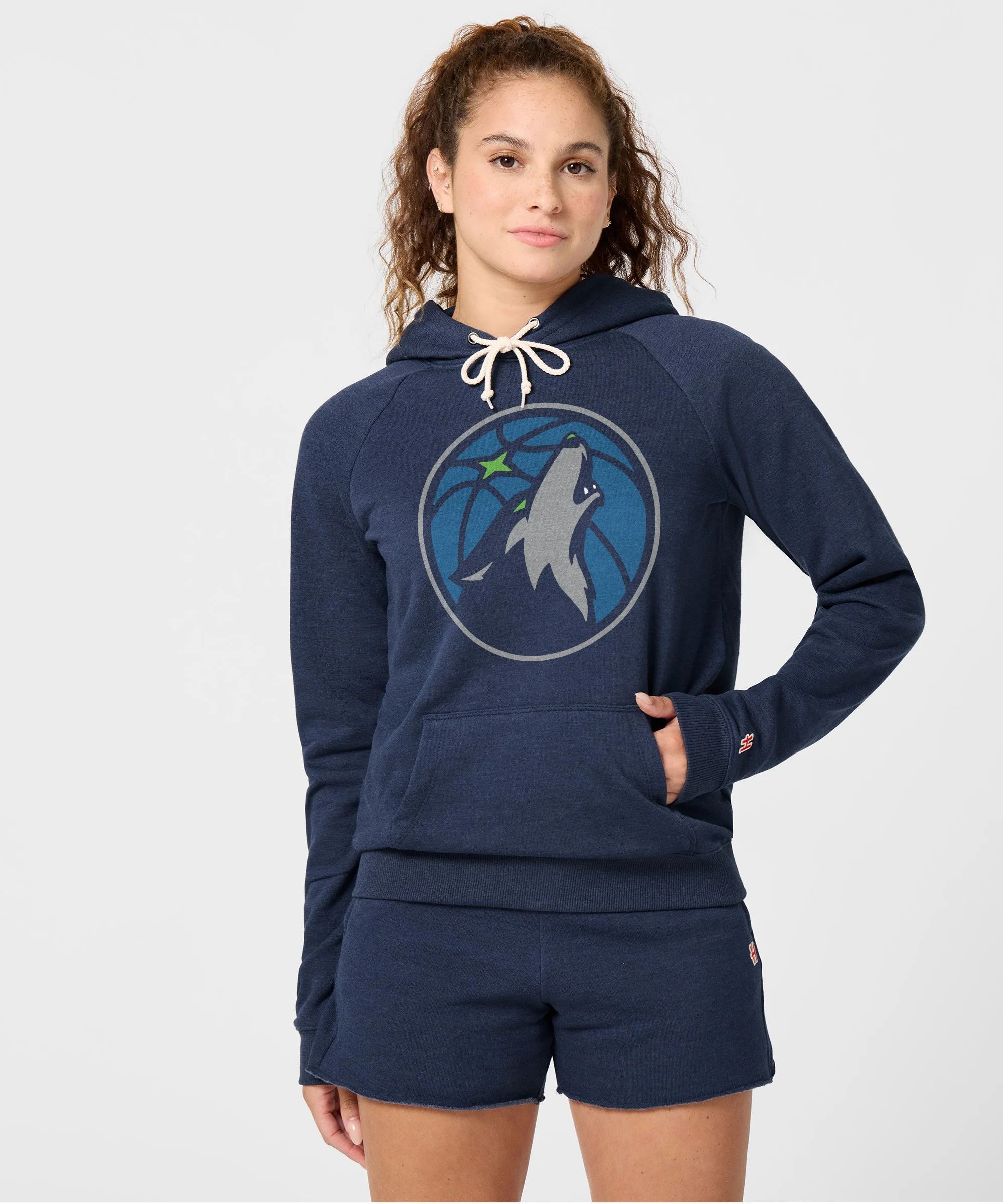 Women's Minnesota Timberwolves Logo Hoodie - Image 3