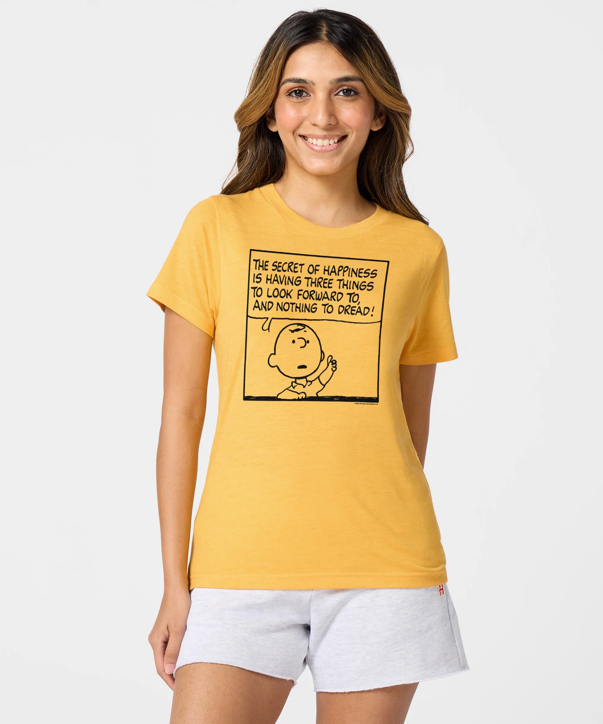 Women's Peanuts Charlie Brown Secret Of Happiness - Image 3