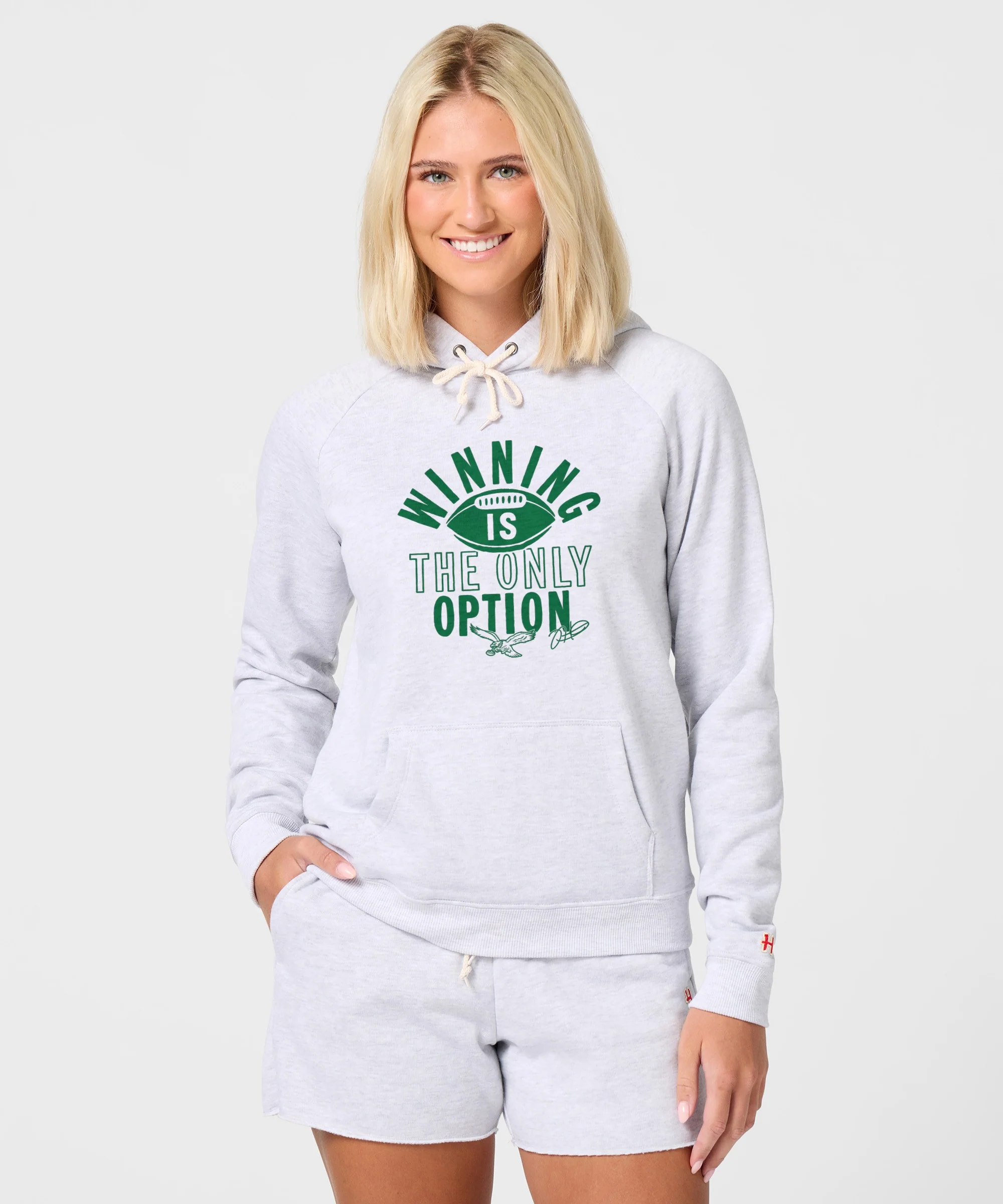 Women's Philadelphia Eagles Jalen Hurts Winning Is The Only Option Hoodie - Image 3