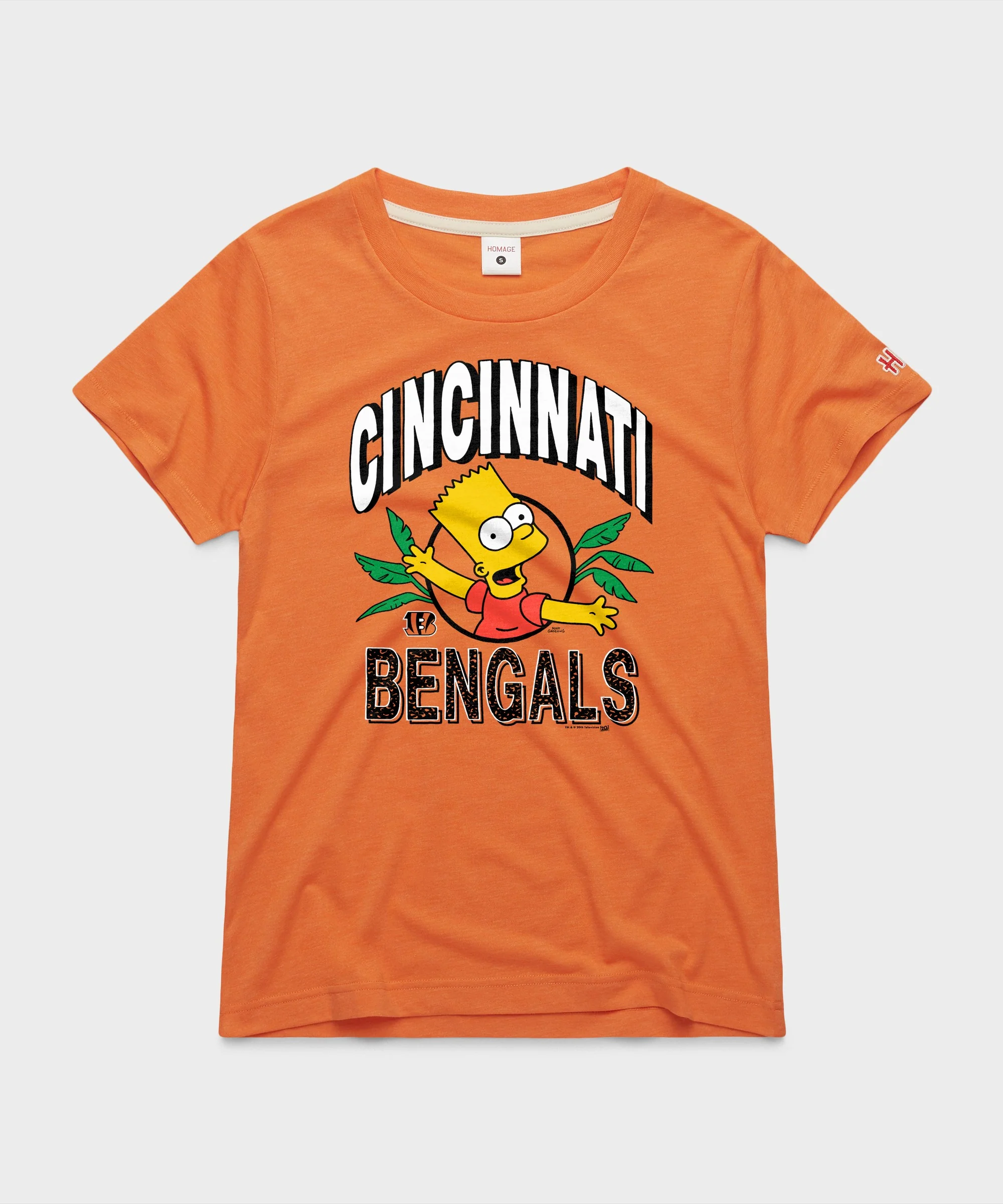 Women's The Simpsons Bart x Cincinnati Bengals Jungle