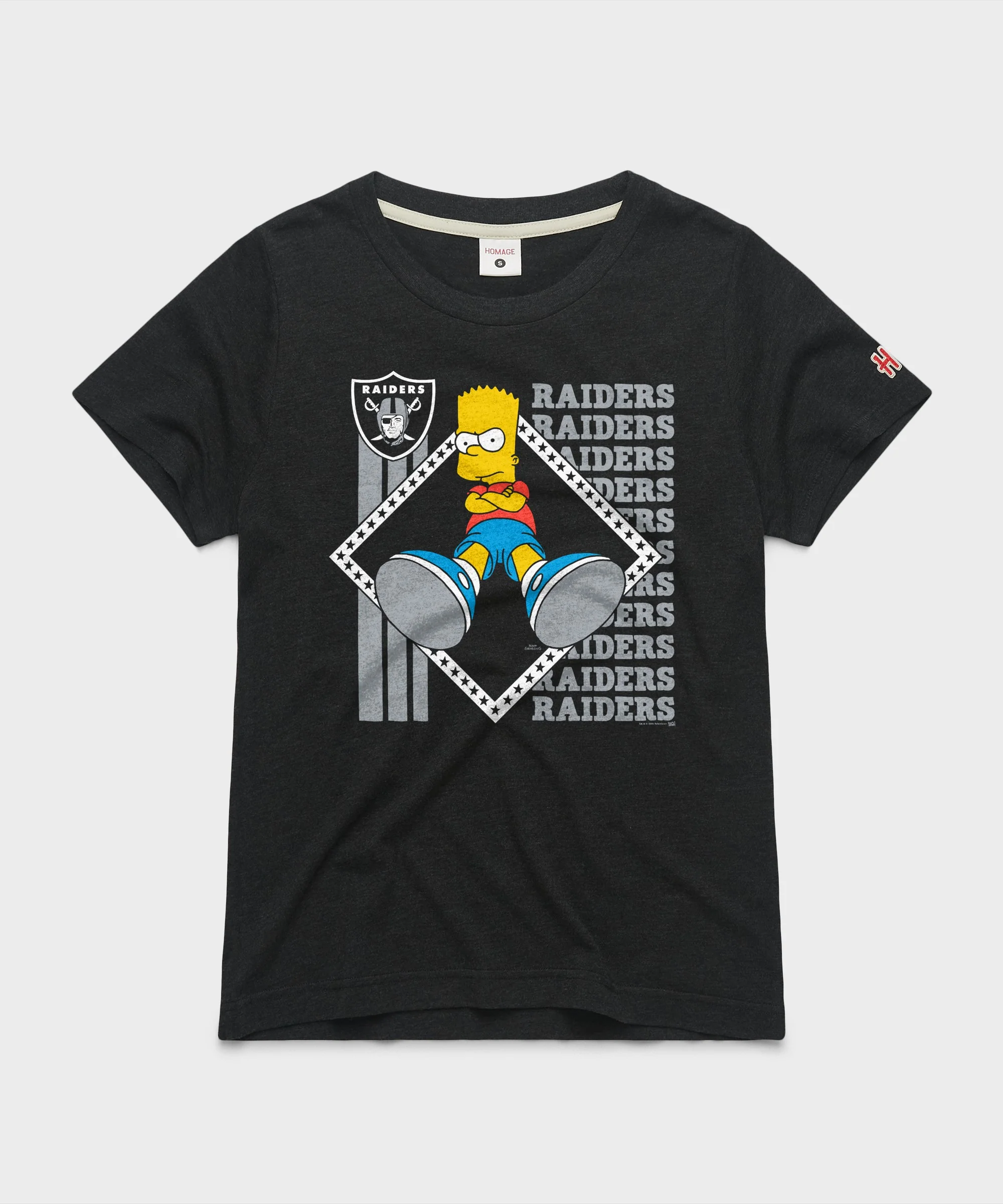 Women's The Simpsons Bart x Las Vegas Raiders