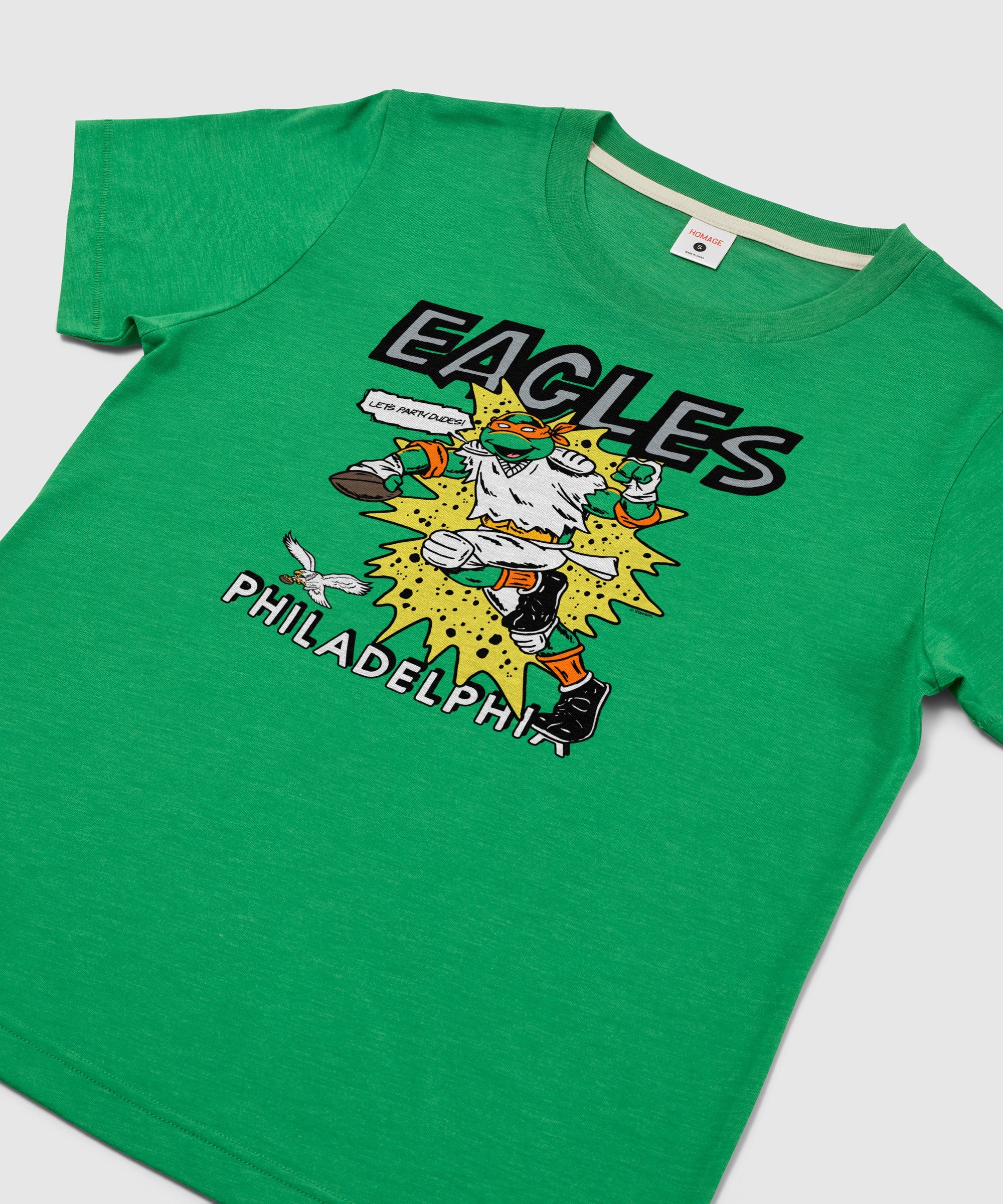 Women's TMNT Michelangelo x Philadelphia Eagles - Image 2