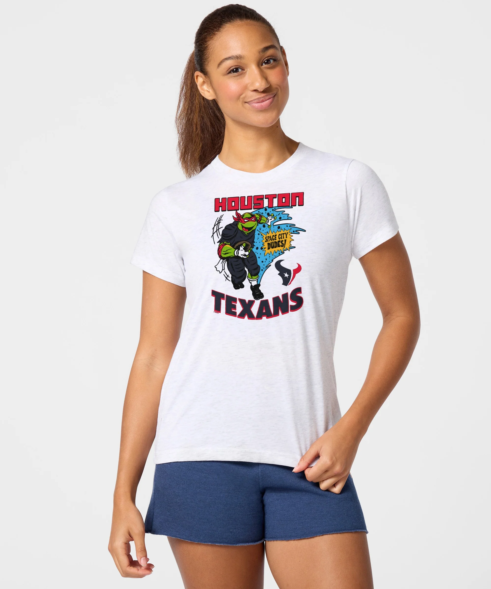 Women's TMNT Raphael x Houston Texans - Image 3