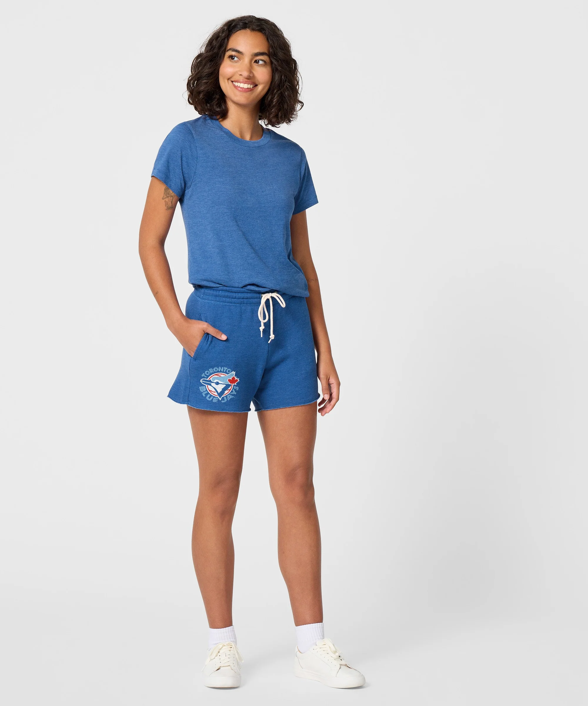 Women's Toronto Blue Jays '77 Sweat Shorts - Image 5