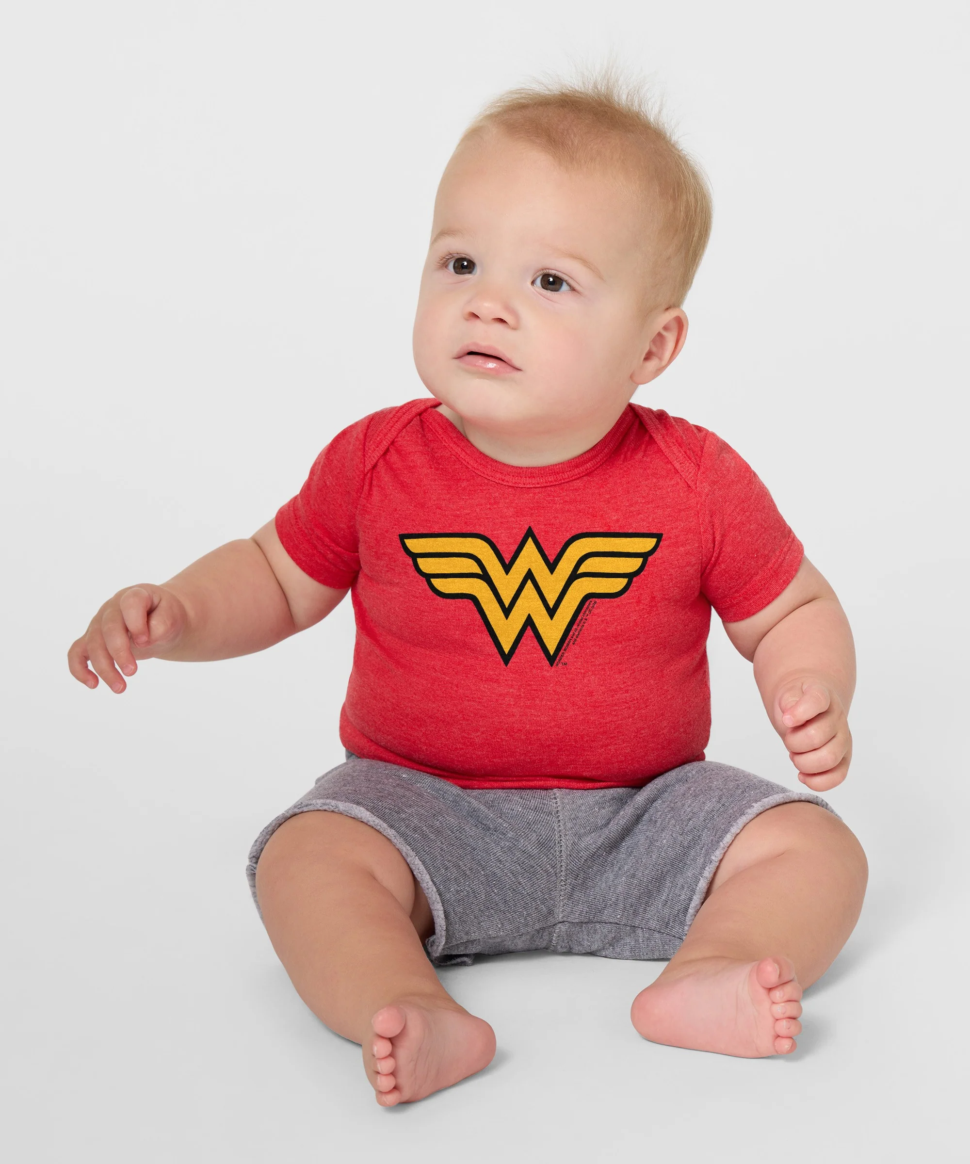 Wonder Woman Logo Baby One Piece - Image 3