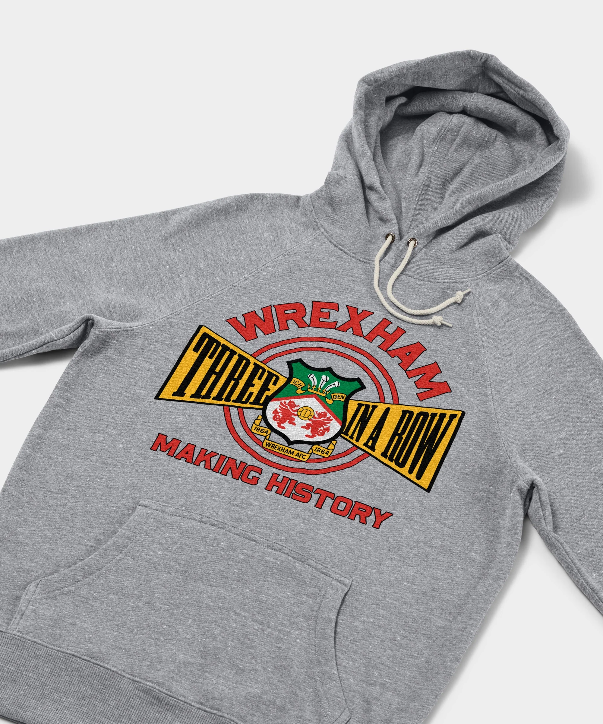 Wrexham AFC Three In A Row Hoodie - Image 2