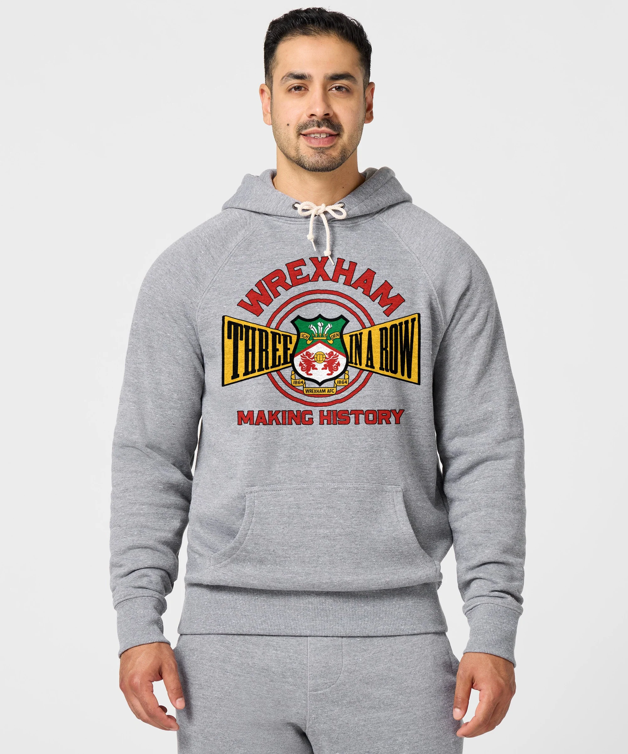 Wrexham AFC Three In A Row Hoodie - Image 3