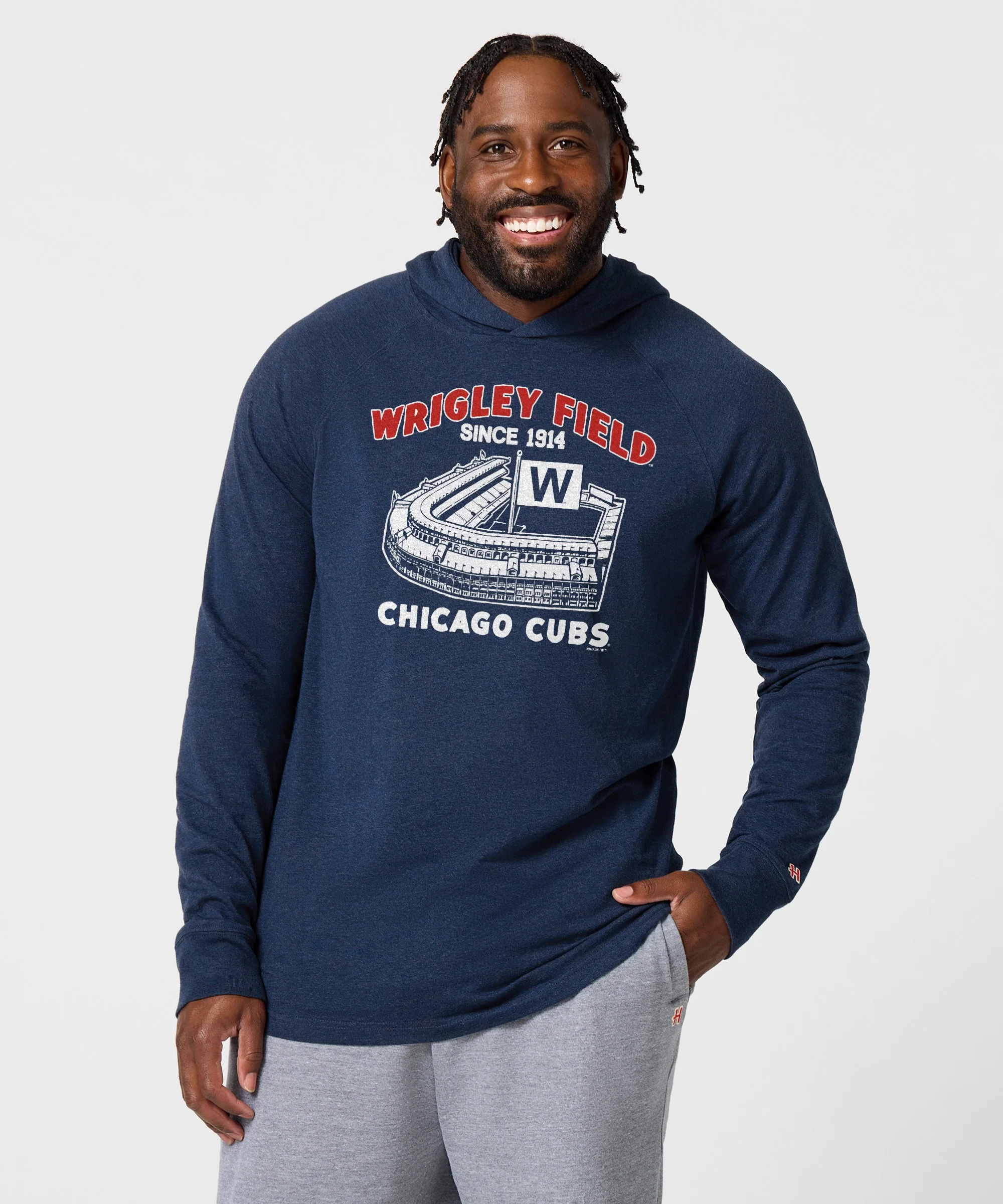 Wrigley Field Chicago Cubs Lightweight Hoodie - Image 3