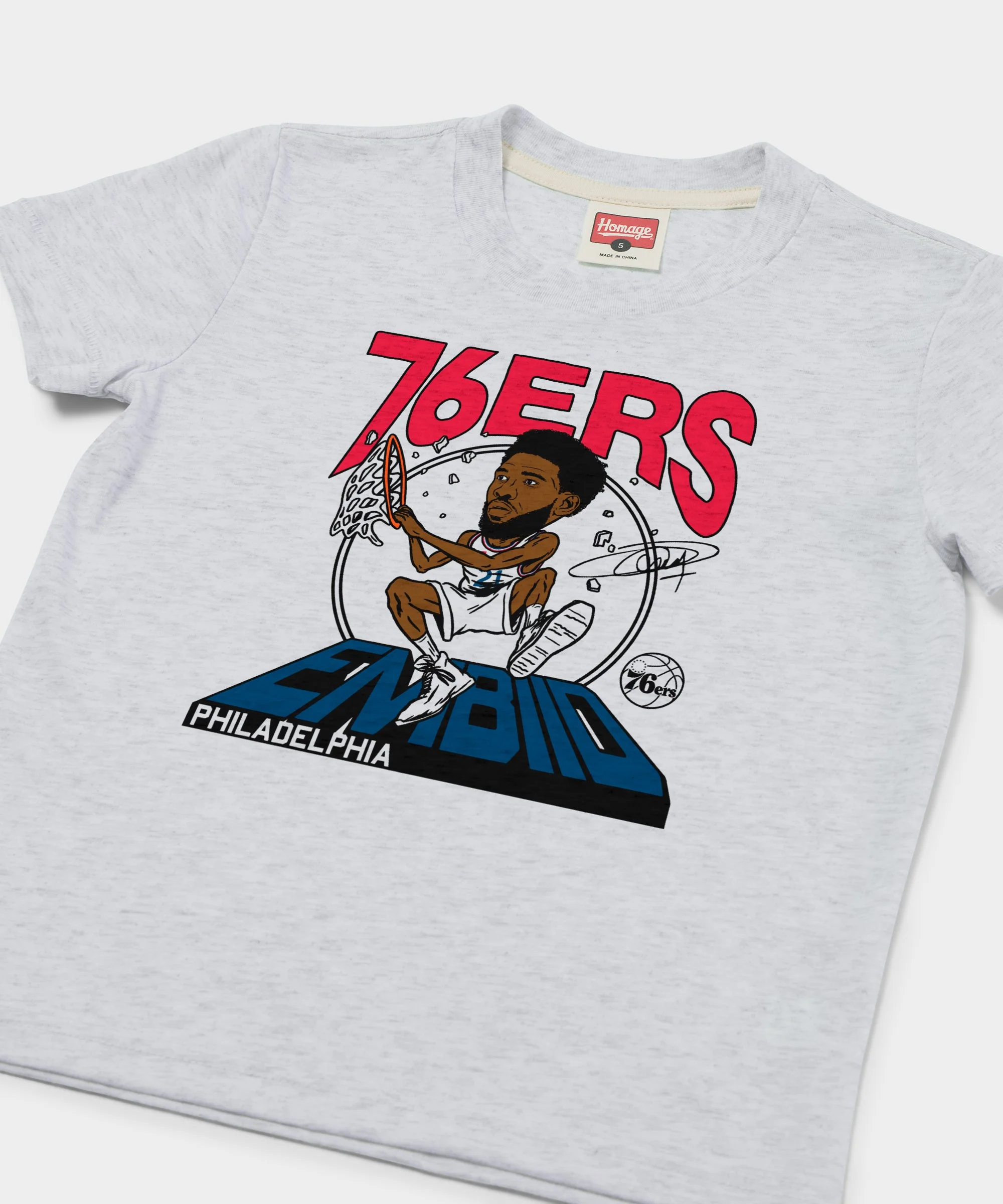 Youth 76ers Joel Embiid Signature City Edition 2024 - Image 2
