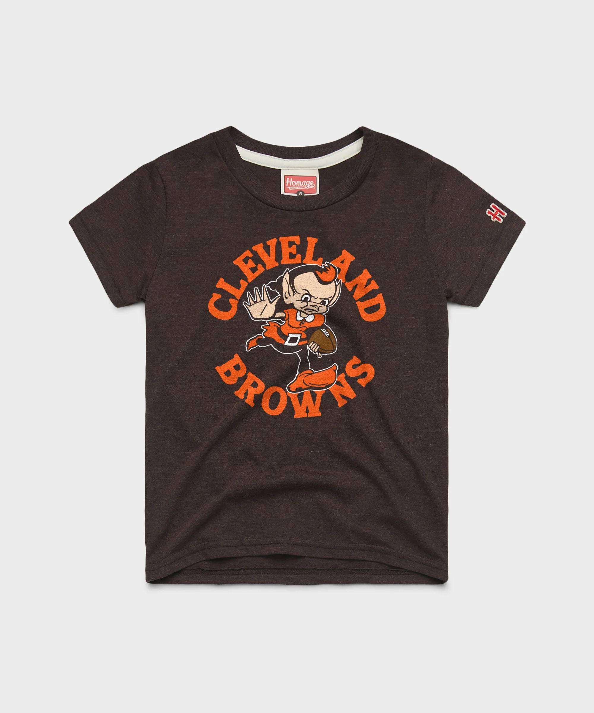 Youth Cleveland Browns Brownie Stiff Arm