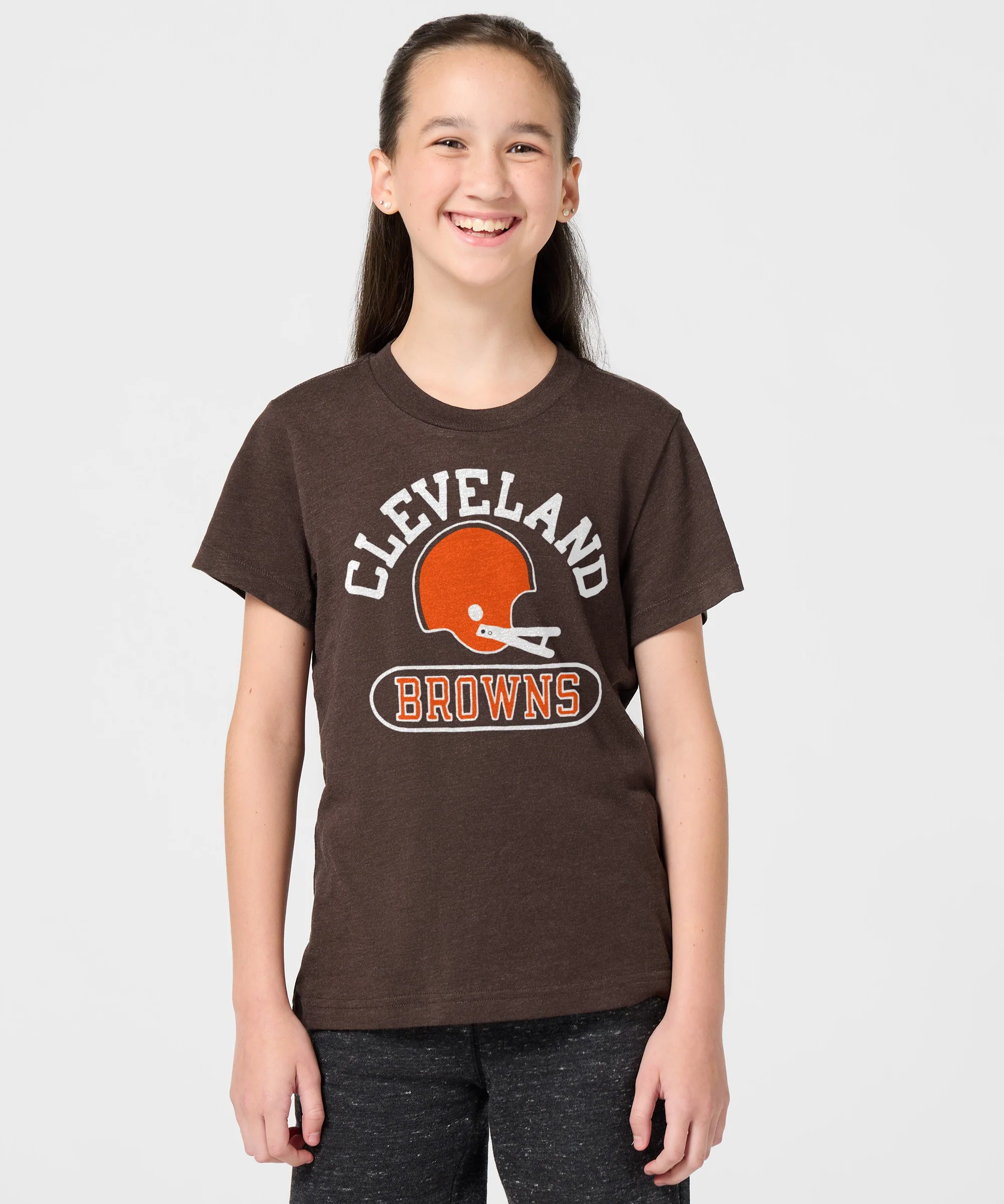 Youth Cleveland Browns Throwback Helmet - Image 3