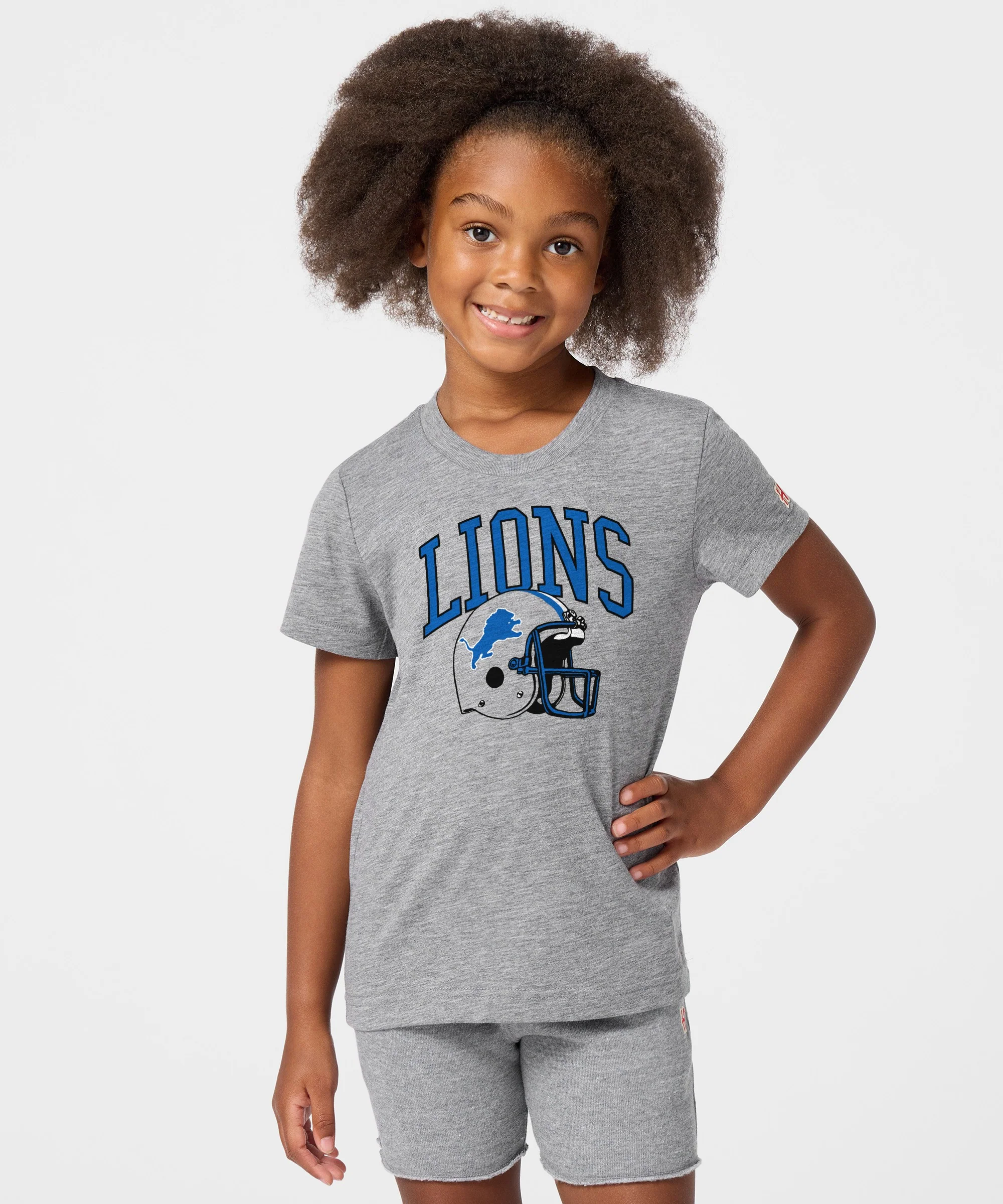 Youth Detroit Lions Helmet Retro - Image 3