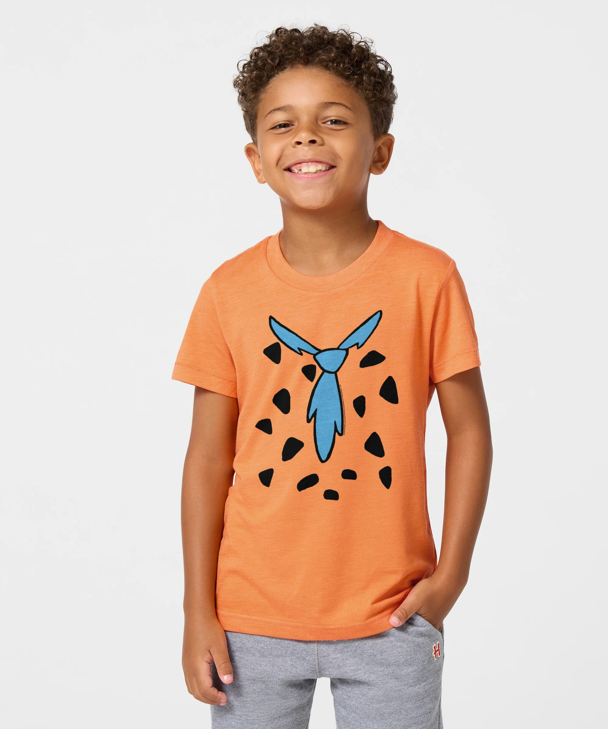 Youth Fred Flintstone Shirt And Tie - Image 3