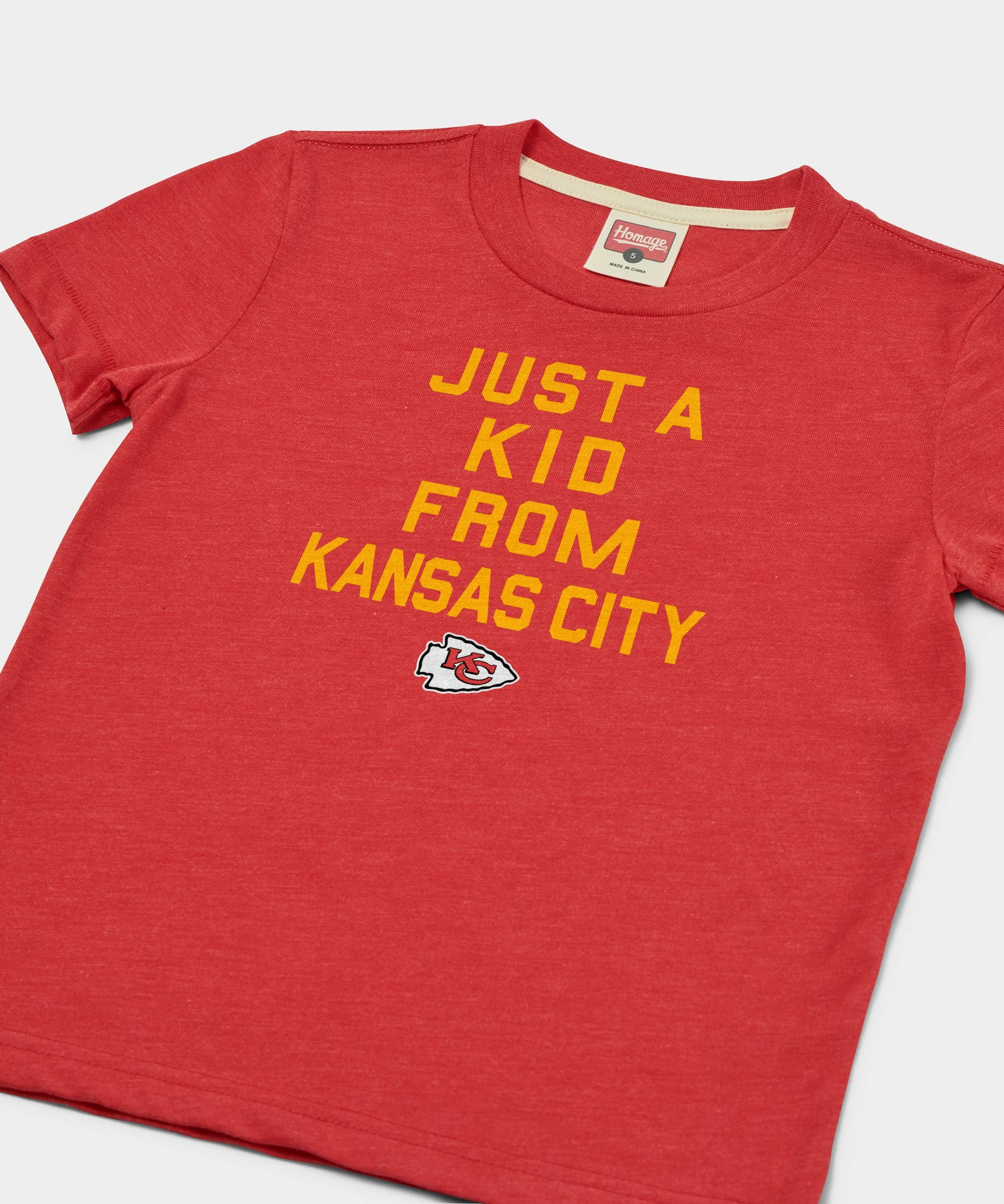 Youth Kansas City Chiefs Just A Kid From Kansas City - Image 2