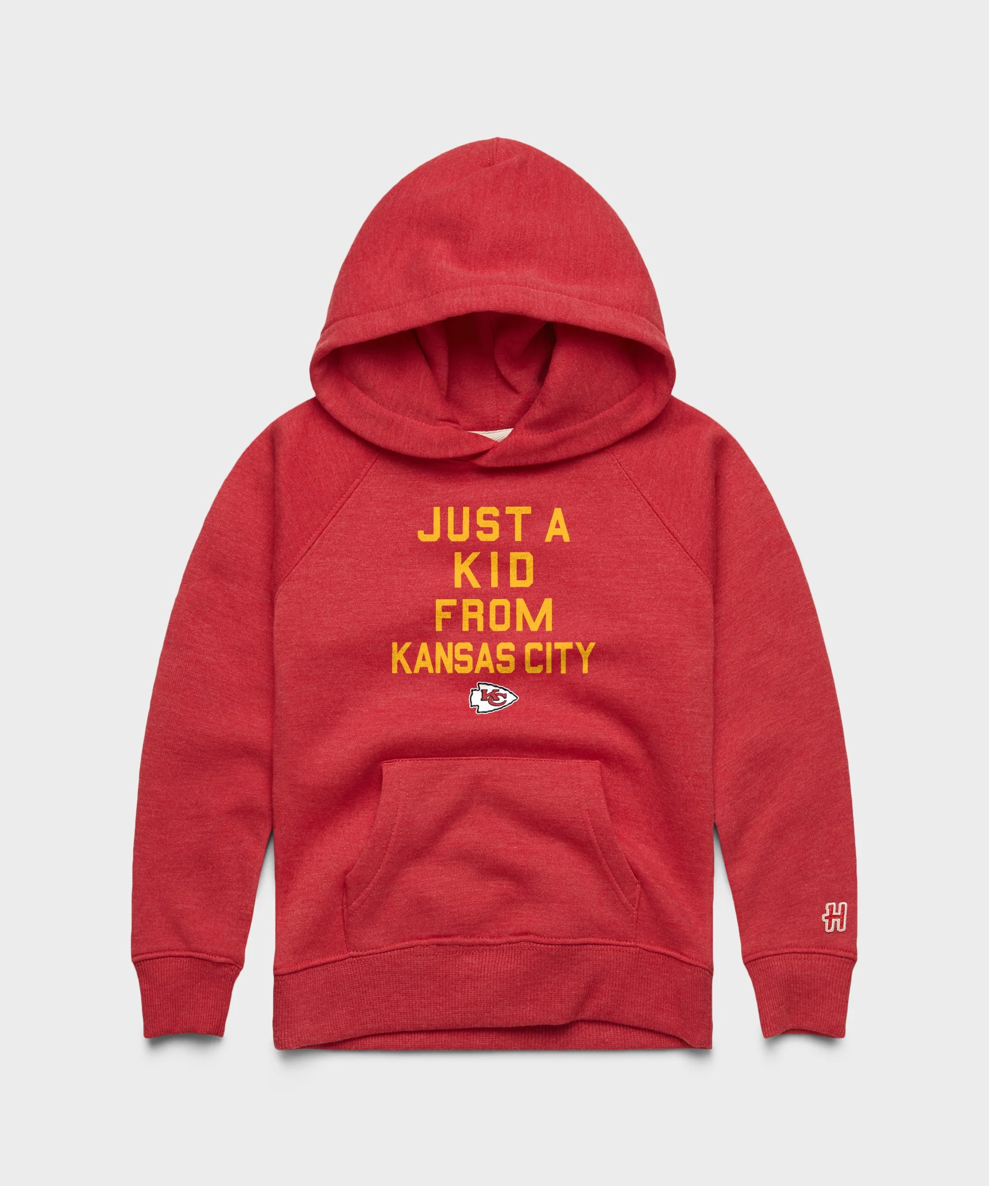 Youth Kansas City Chiefs Just A Kid From Kansas City Hoodie