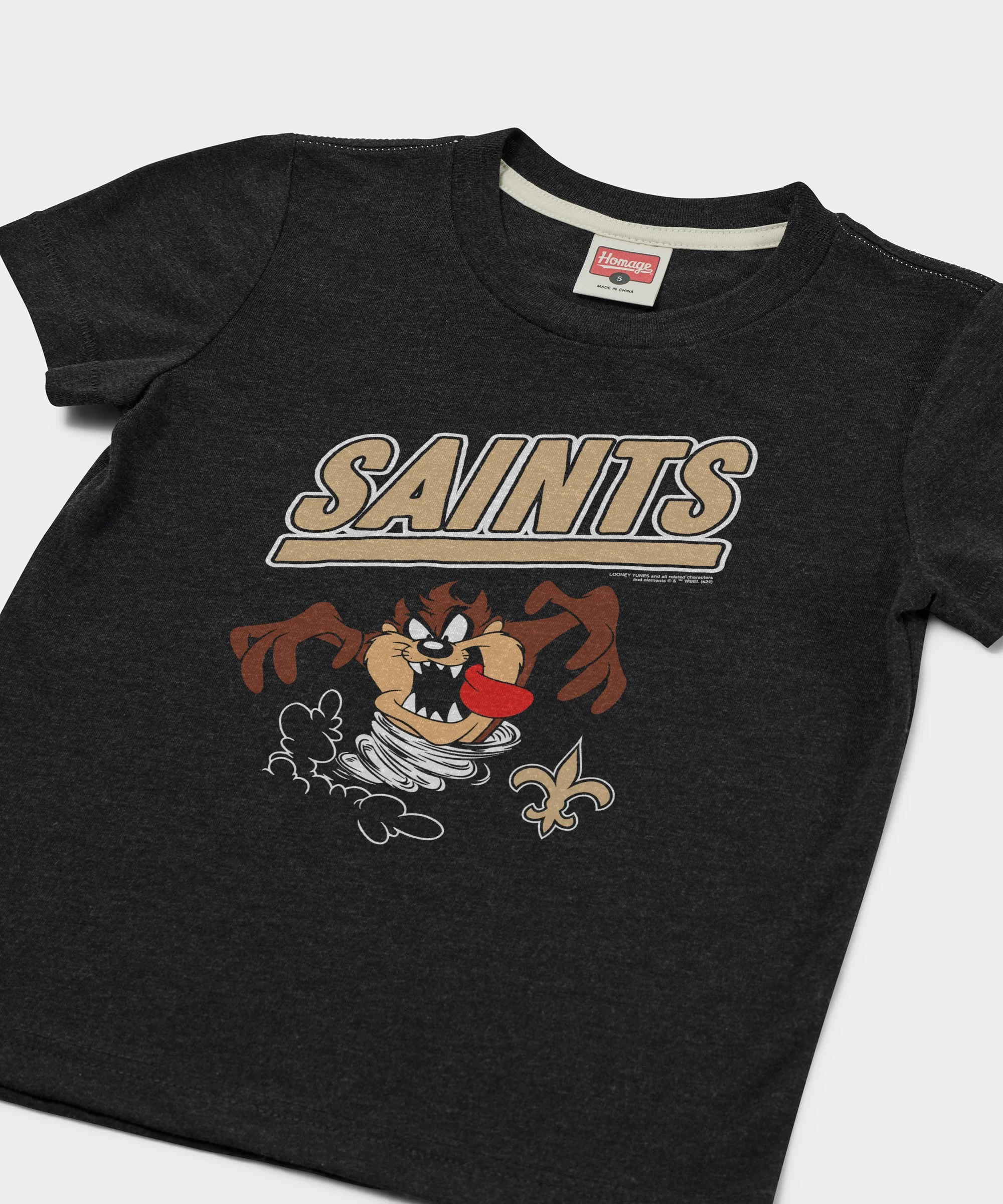 Youth Looney Tunes Taz x New Orleans Saints - Image 2
