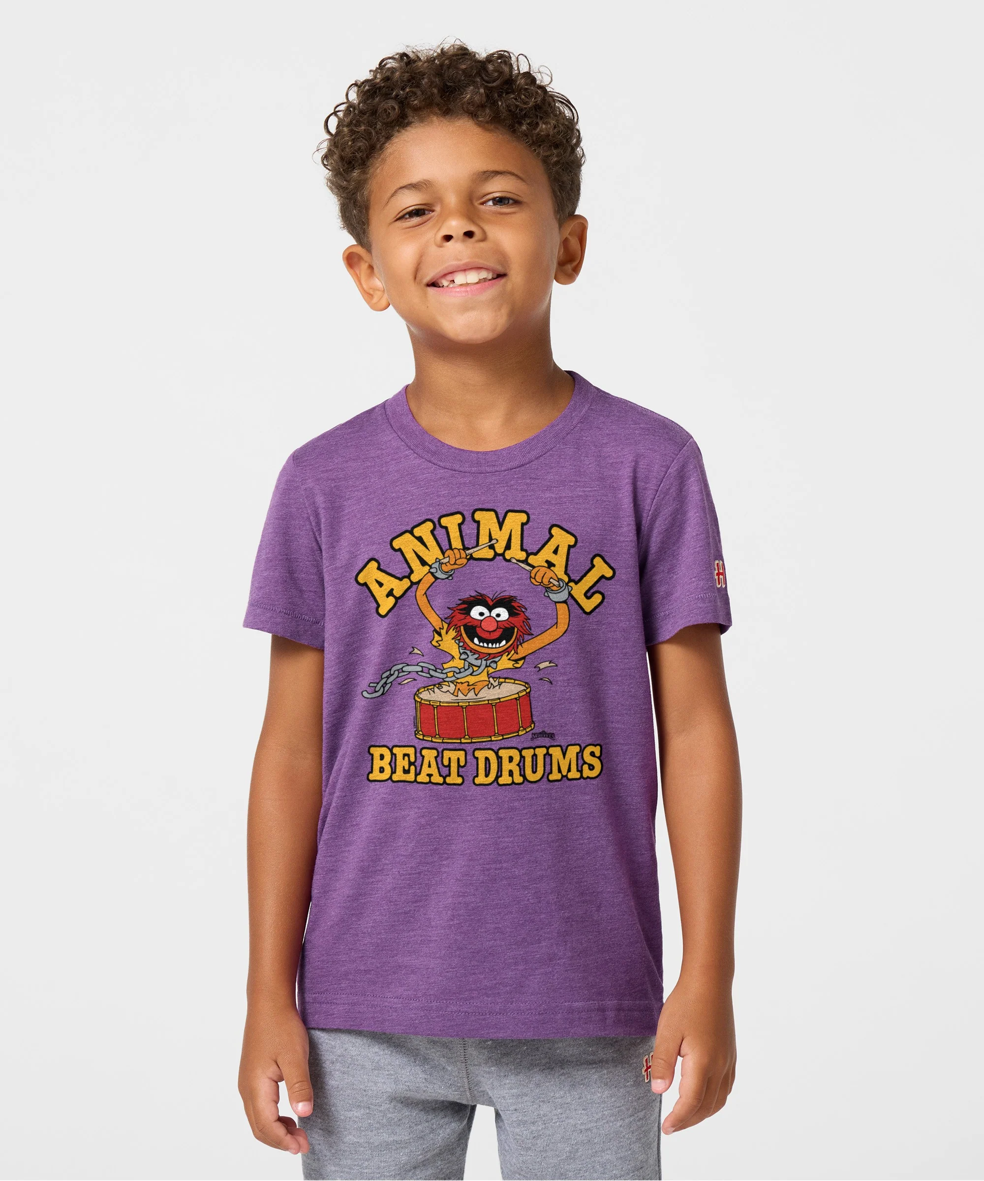 Youth Muppets Animal Beat Drums T-Shirt - Image 3
