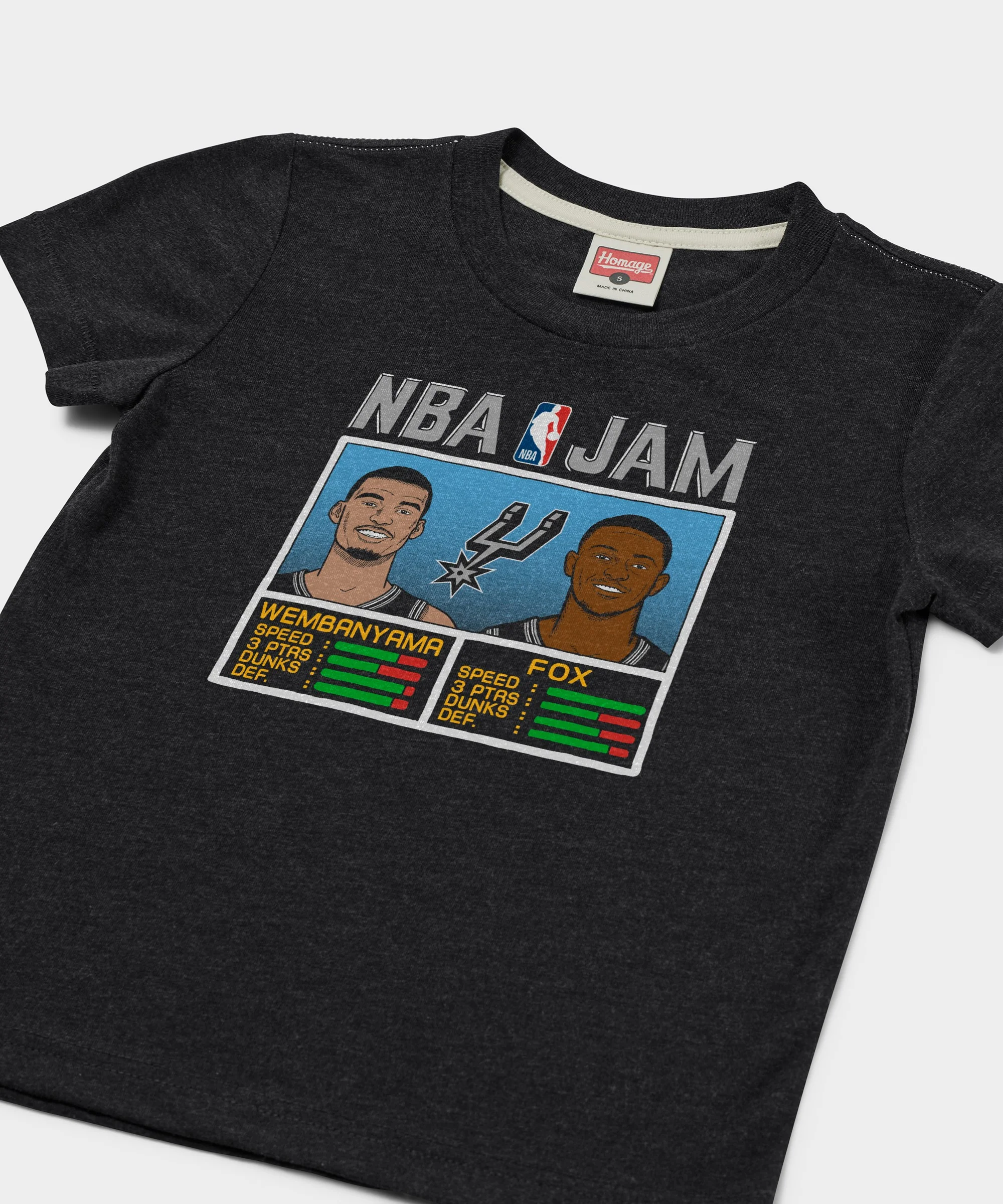 Youth NBA Jam Spurs Wembanyama And Fox - Image 2