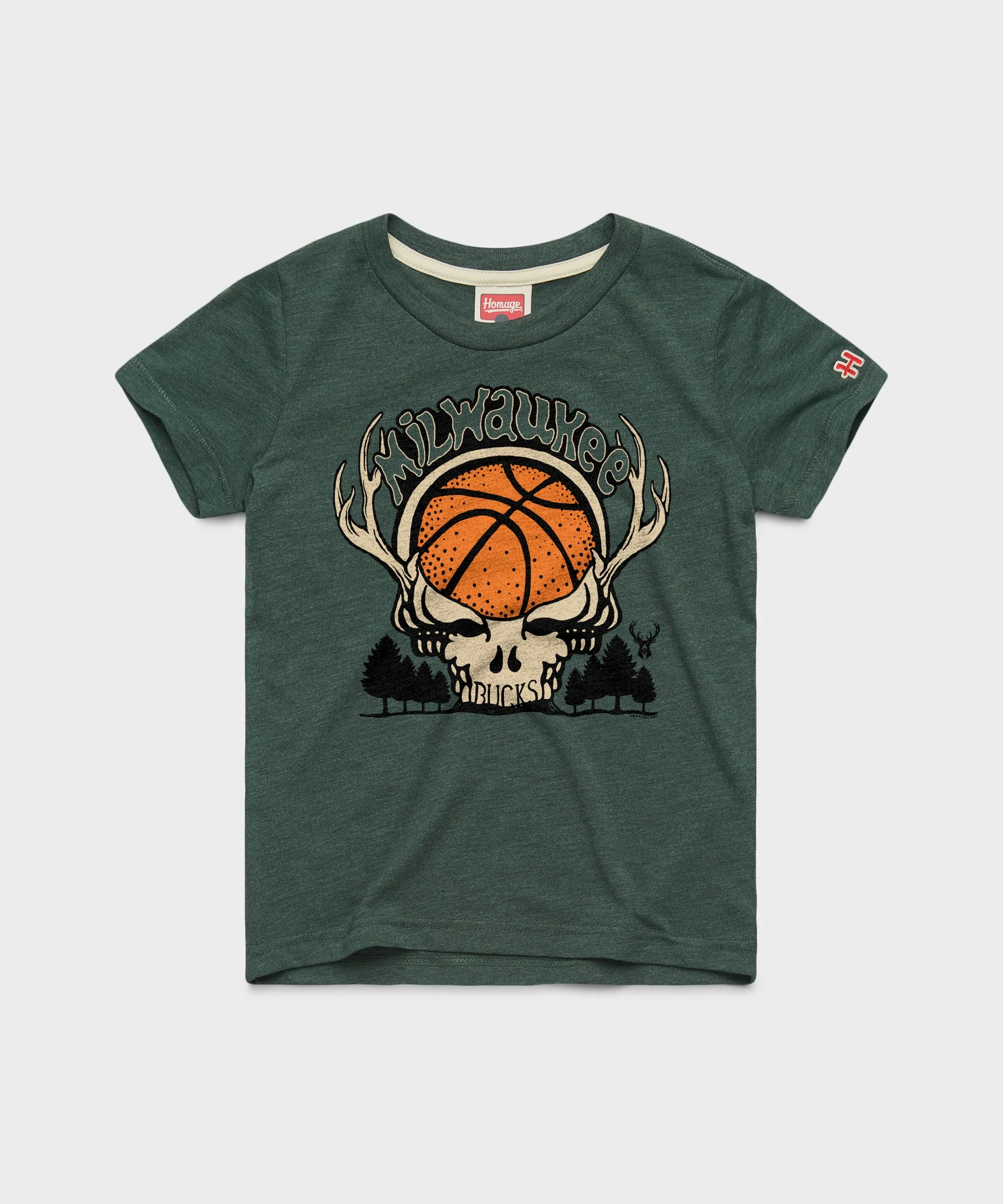 Youth NBA x Grateful Dead x Bucks Skull