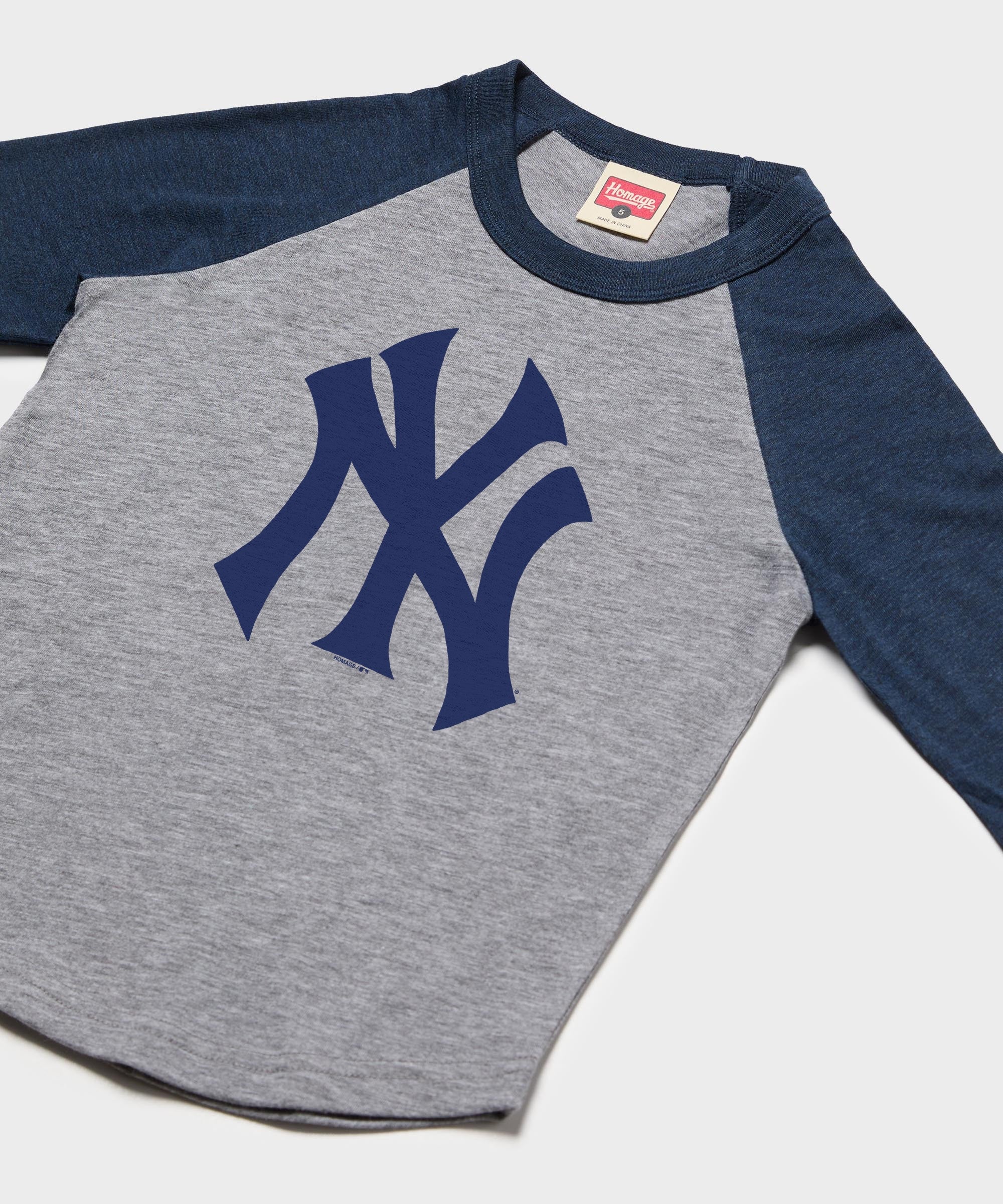 Youth New York Yankees Cap Logo '68 Raglan - Image 2