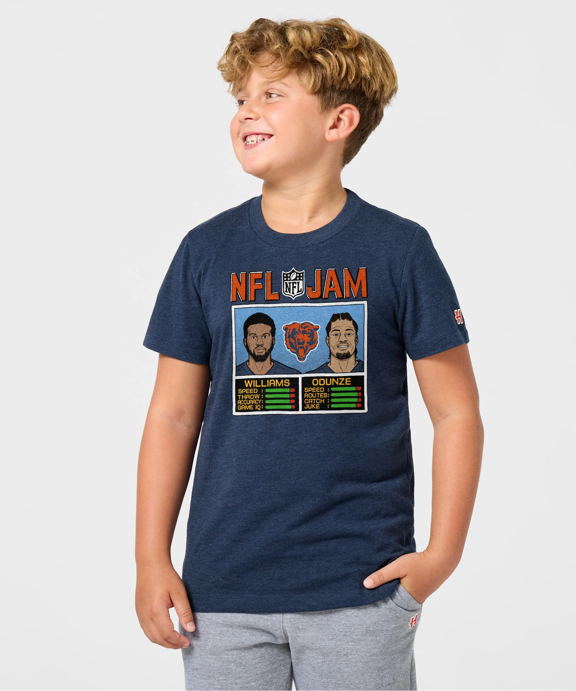 Youth NFL Jam Bears Williams And Odunze - Image 3