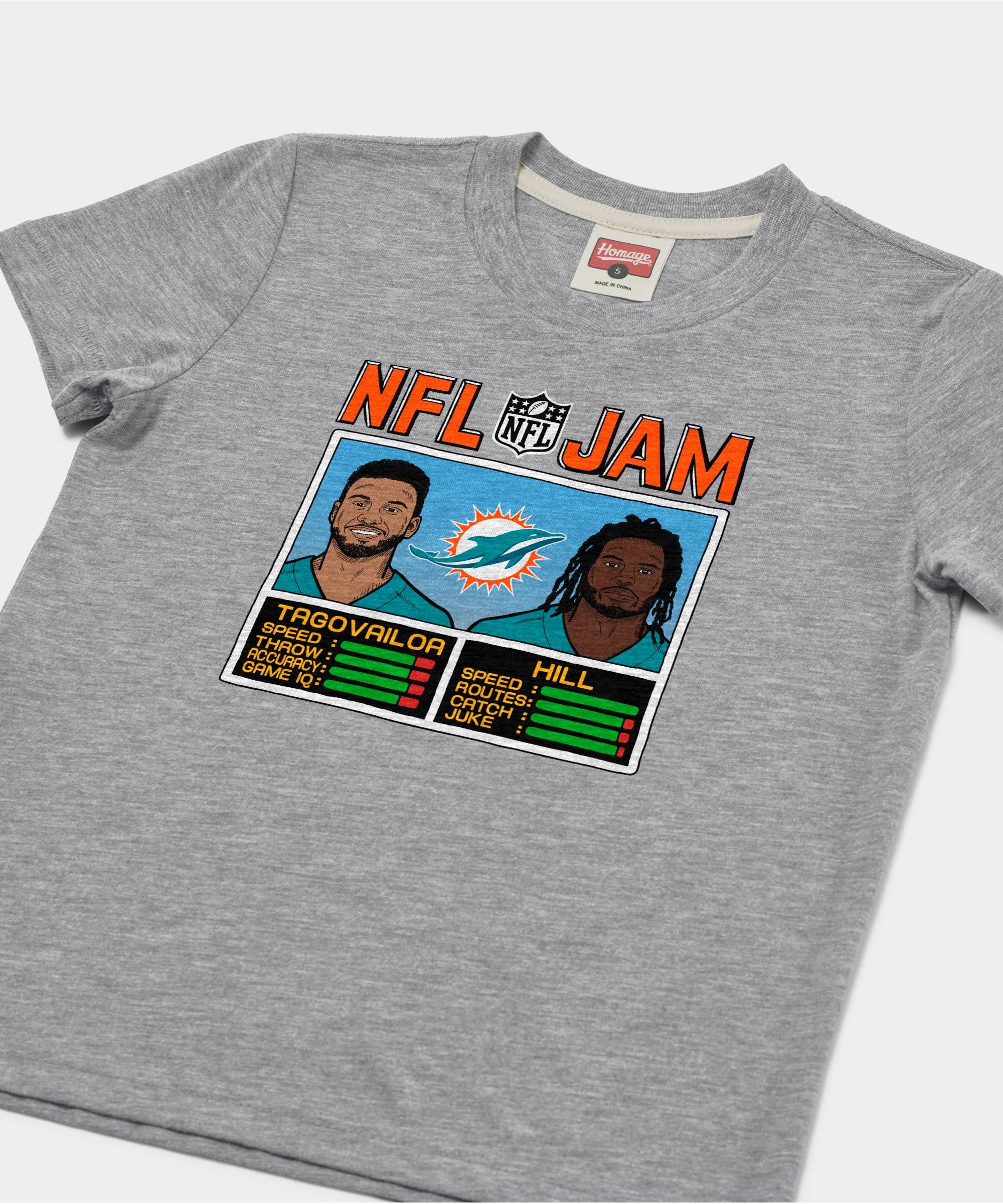 Youth NFL Jam Dolphins Tagovailoa And Hill - Image 2