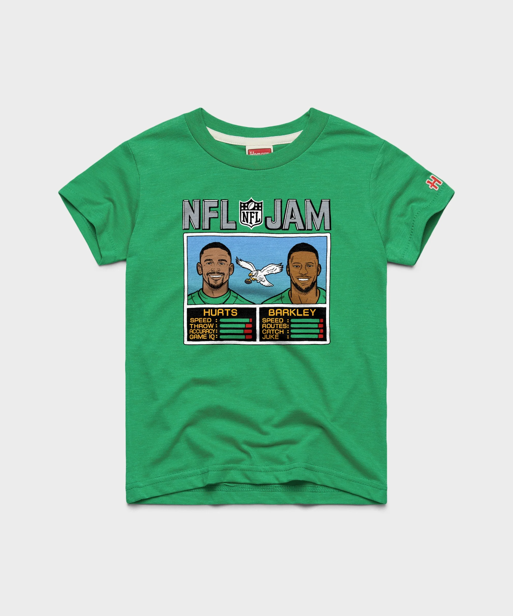 Youth NFL Jam Eagles Hurts And Barkley