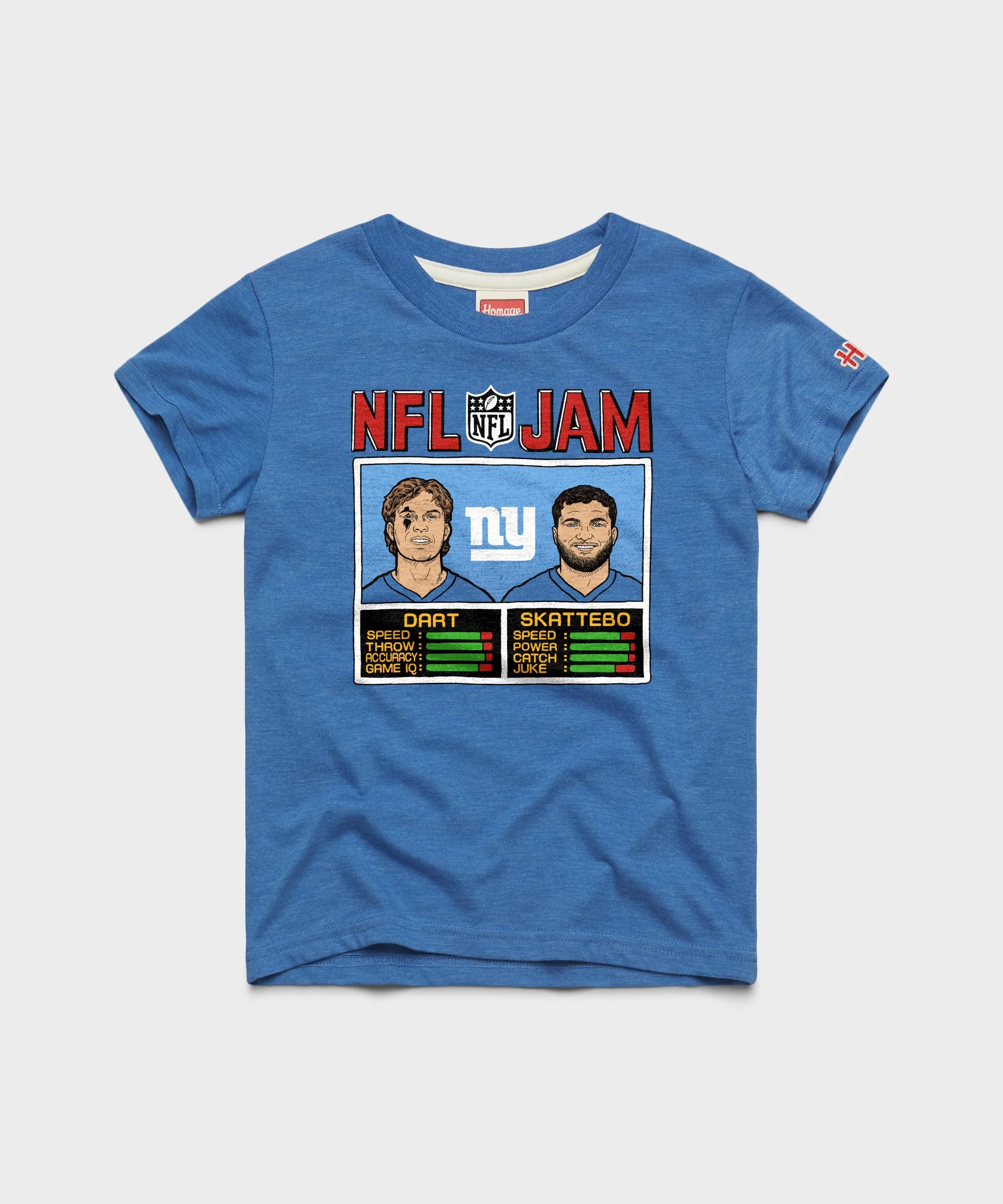 Youth NFL Jam Giants Dart And Skattebo