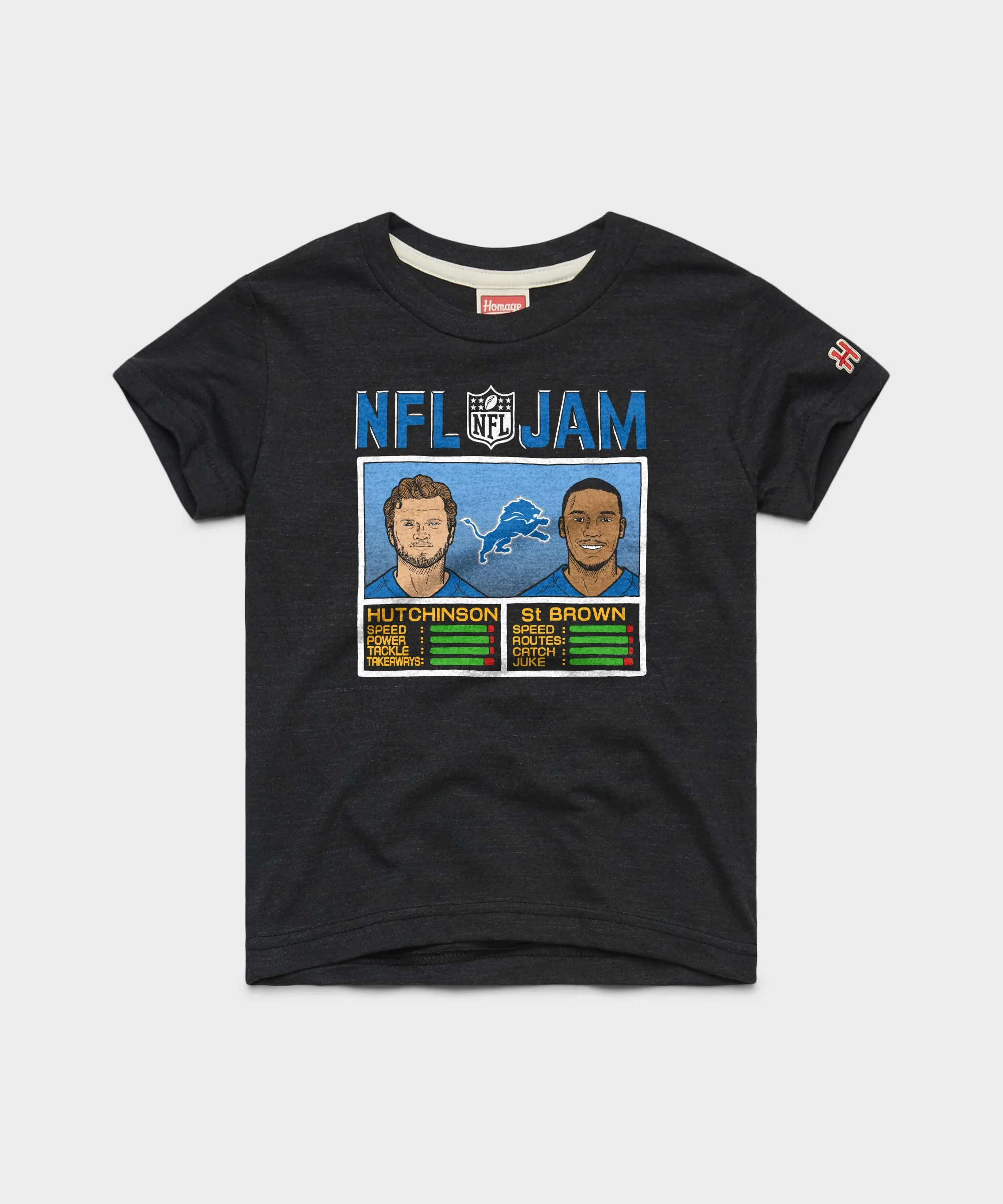 Youth NFL Jam Lions Hutchinson And St. Brown