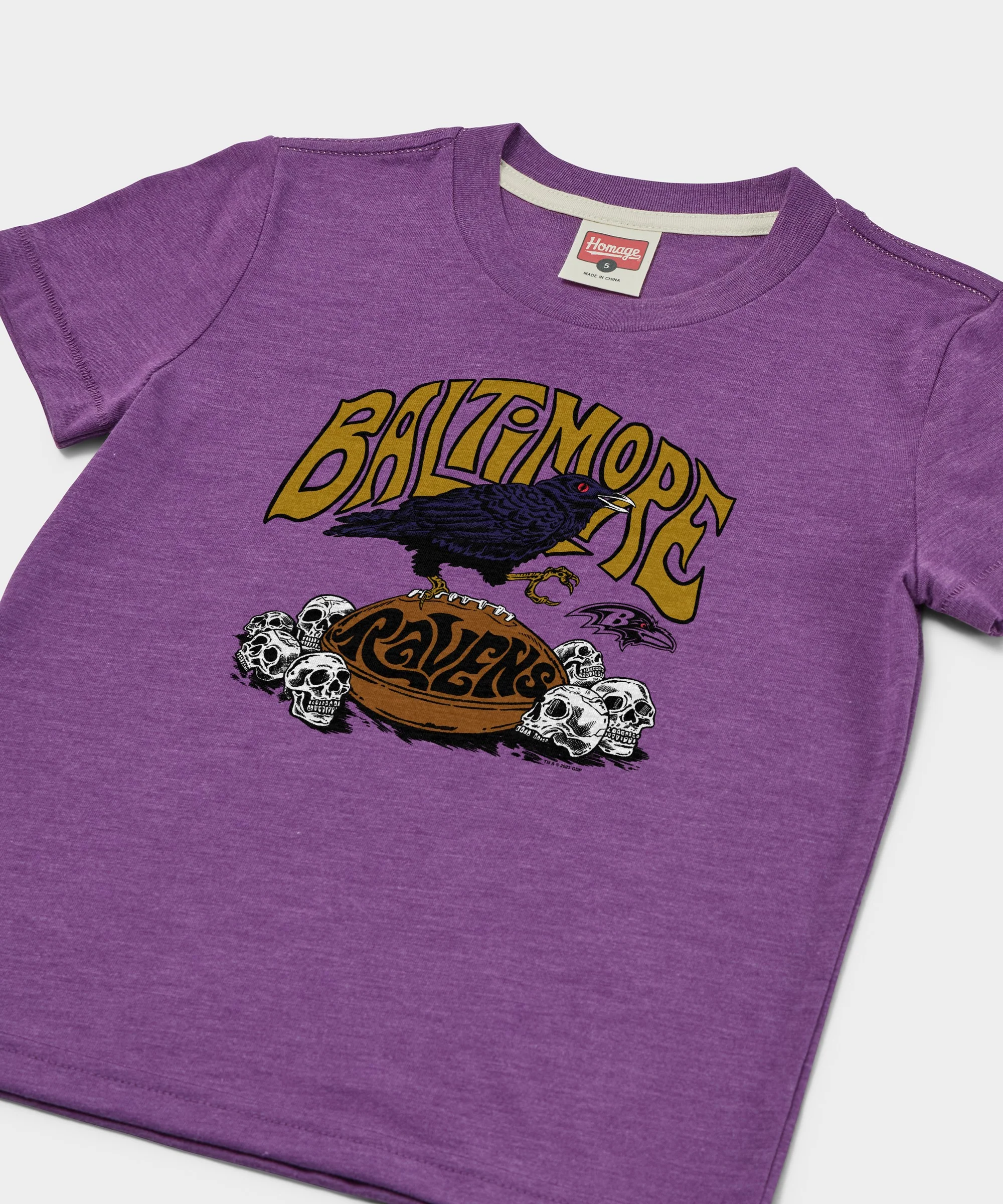 Youth NFL x Grateful Dead x Ravens - Image 2