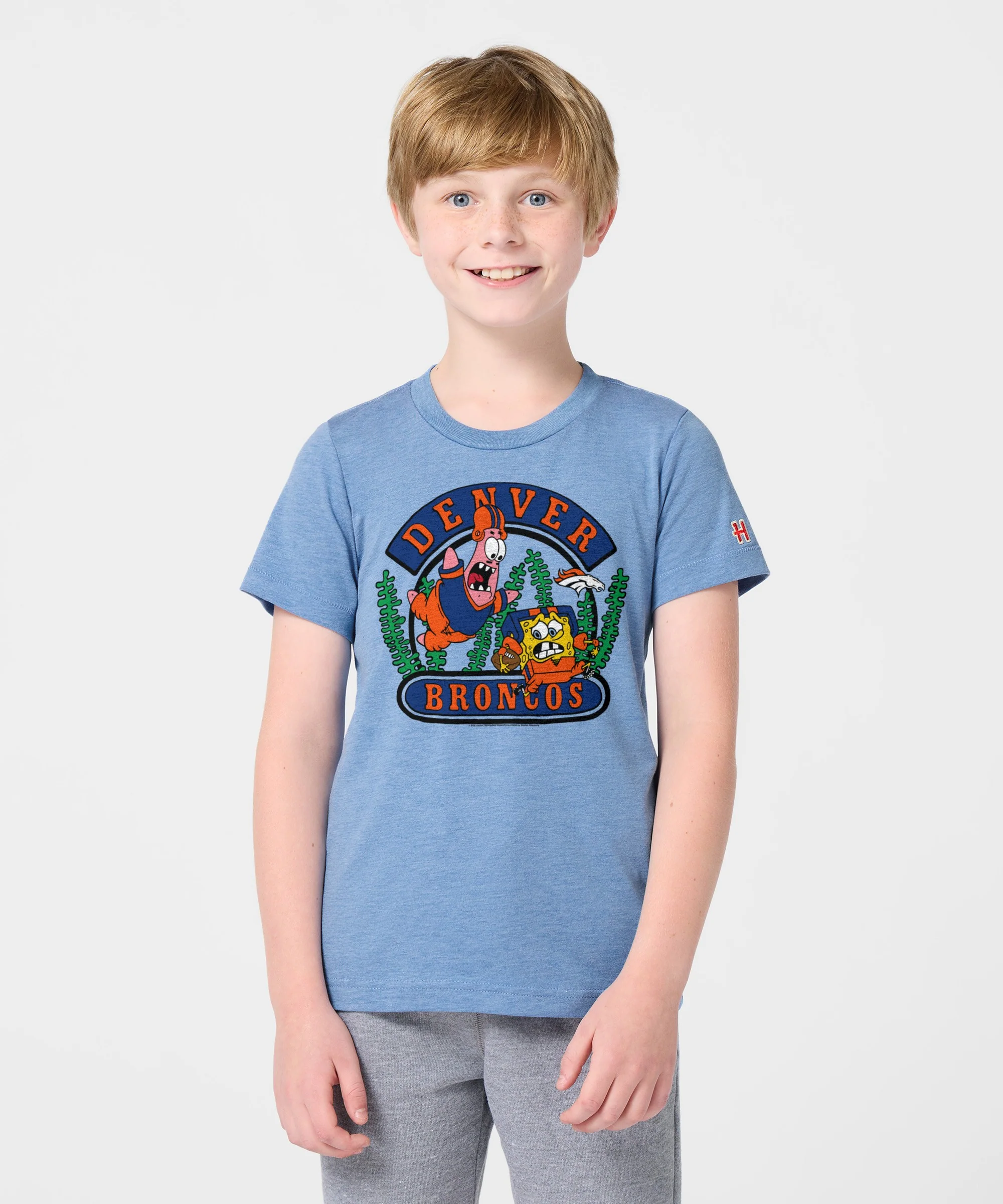 Youth SpongeBob And Patrick x Denver Broncos - Image 3