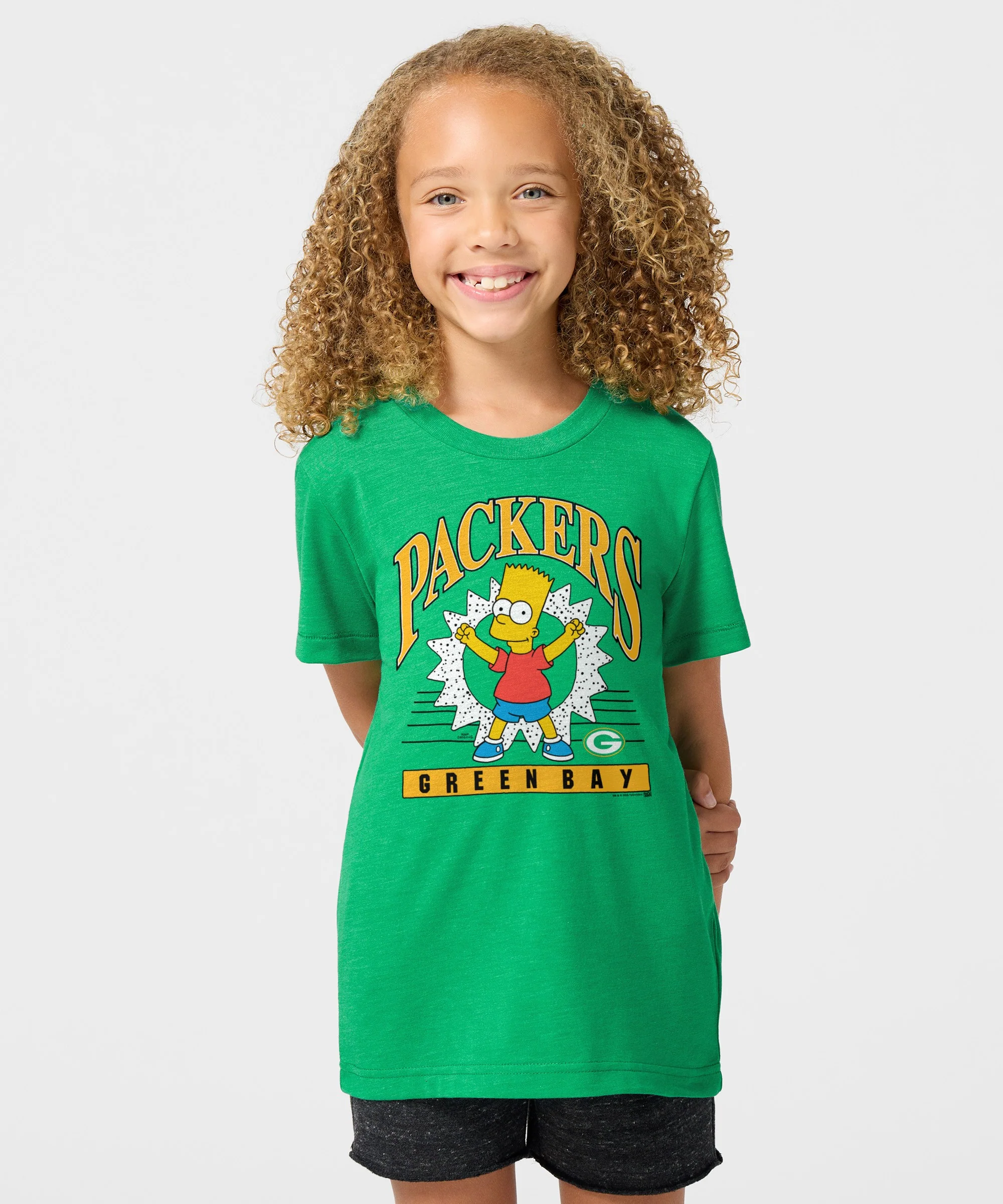 Youth The Simpsons Bart x Green Bay Packers - Image 3